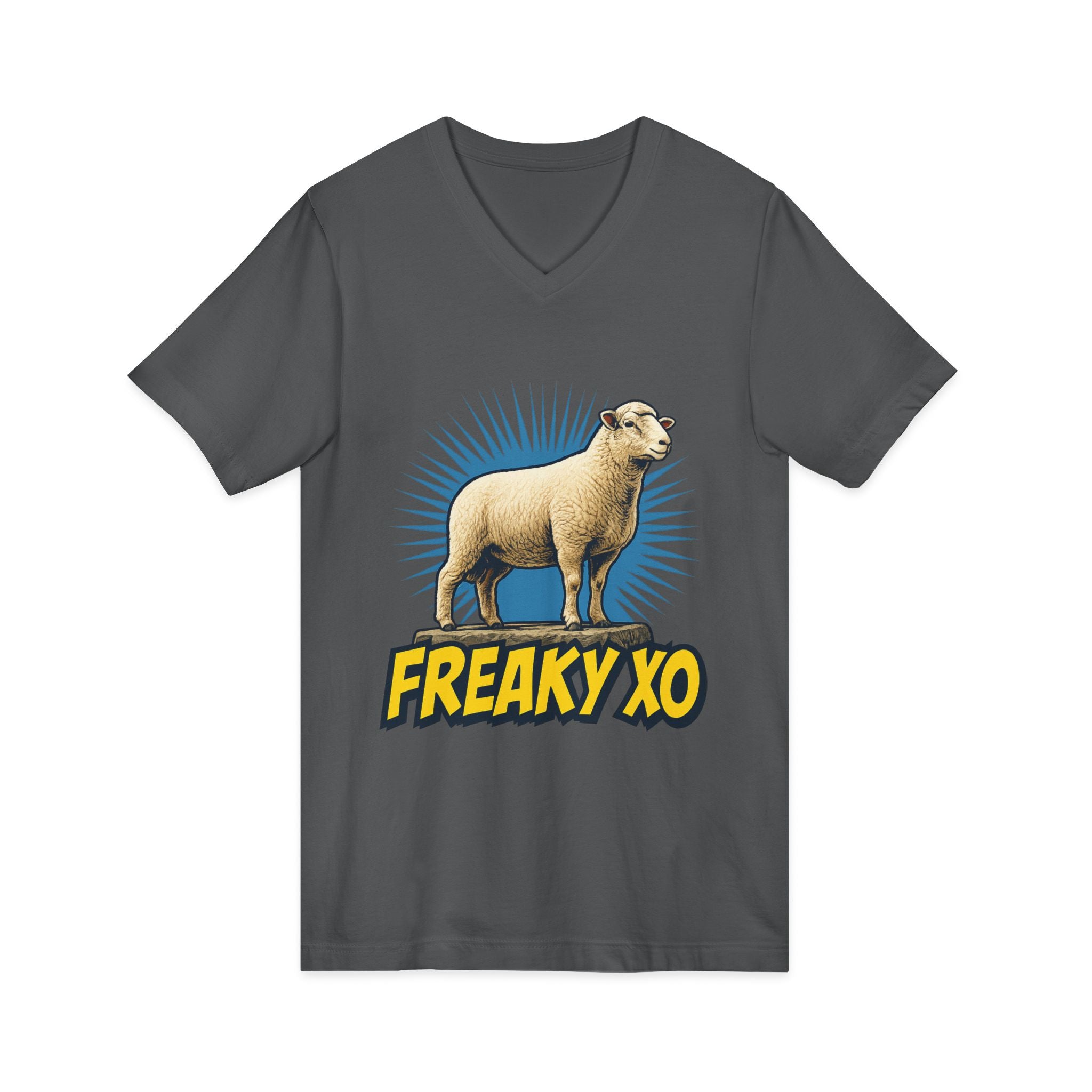 Unisex Jersey Short Sleeve V-Neck Tee