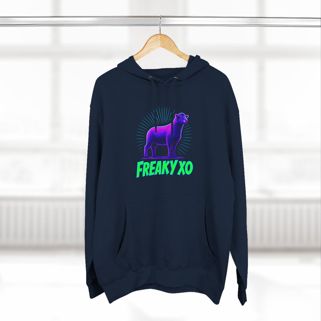 Freaky XO Two-Sided Hoodie - Cozy & Quirky Style for Fun Lovers