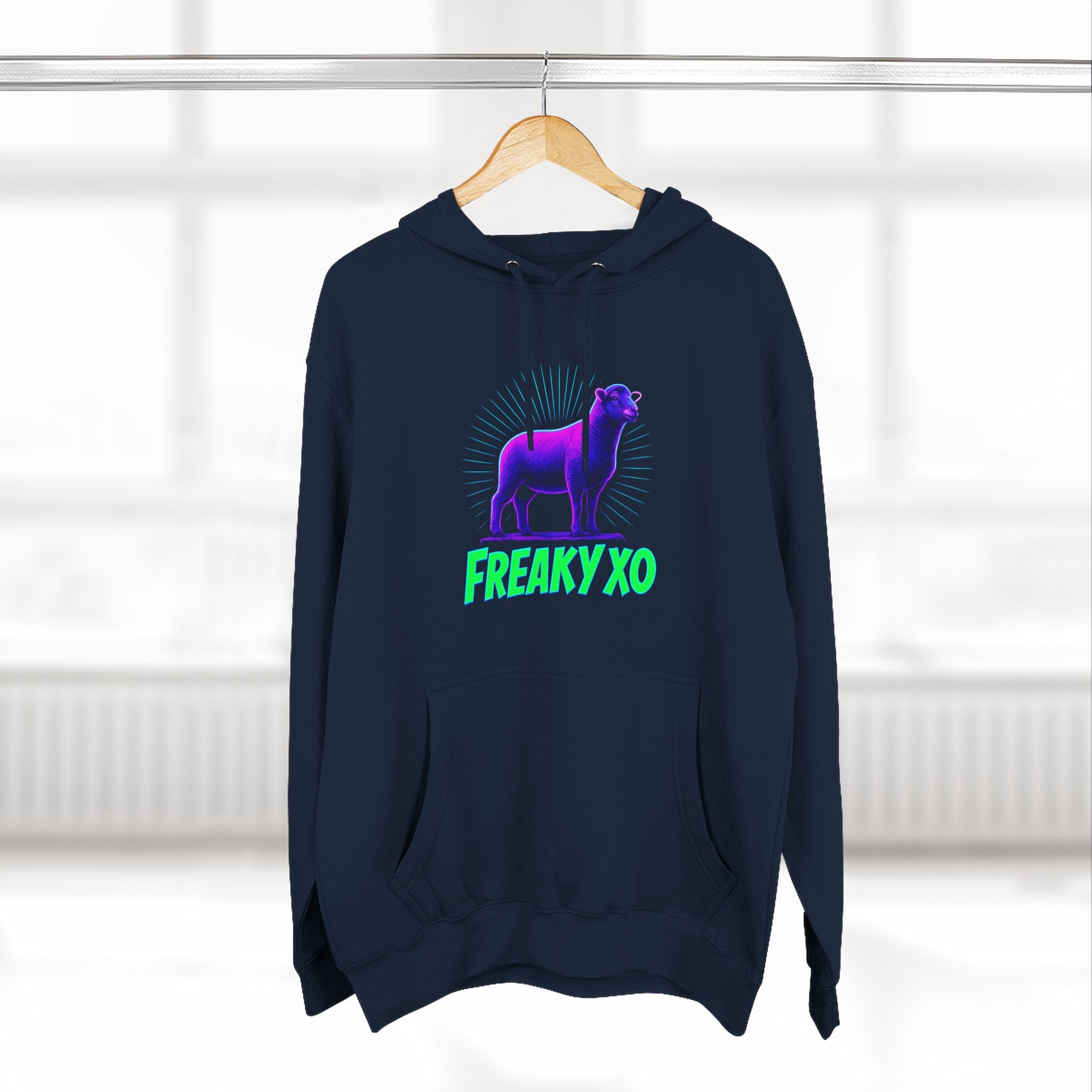 Freaky XO Two-Sided Hoodie - Cozy & Quirky Style for Fun Lovers