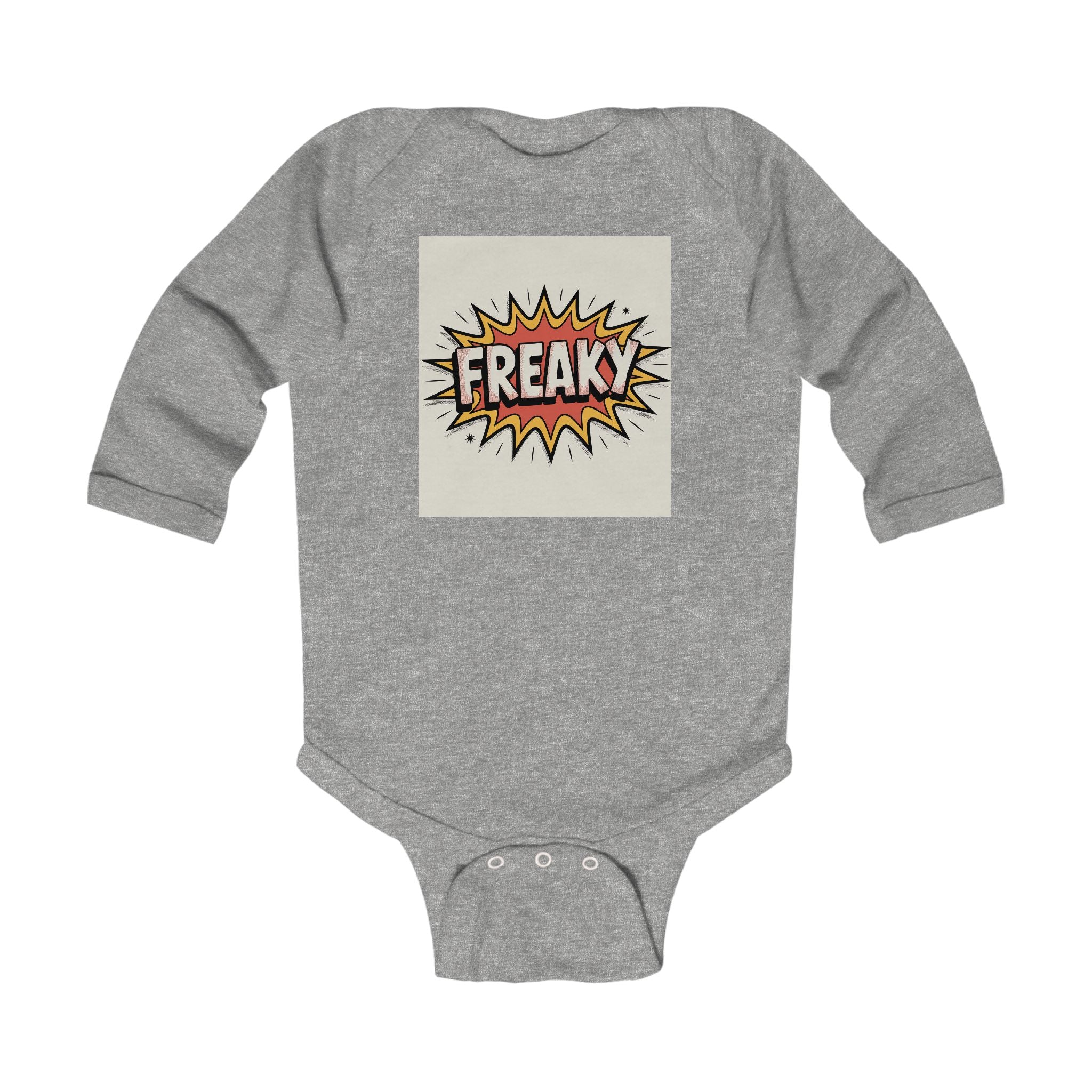 Freaky Baby Bodysuit - Fun Long Sleeve Onesie for Infants