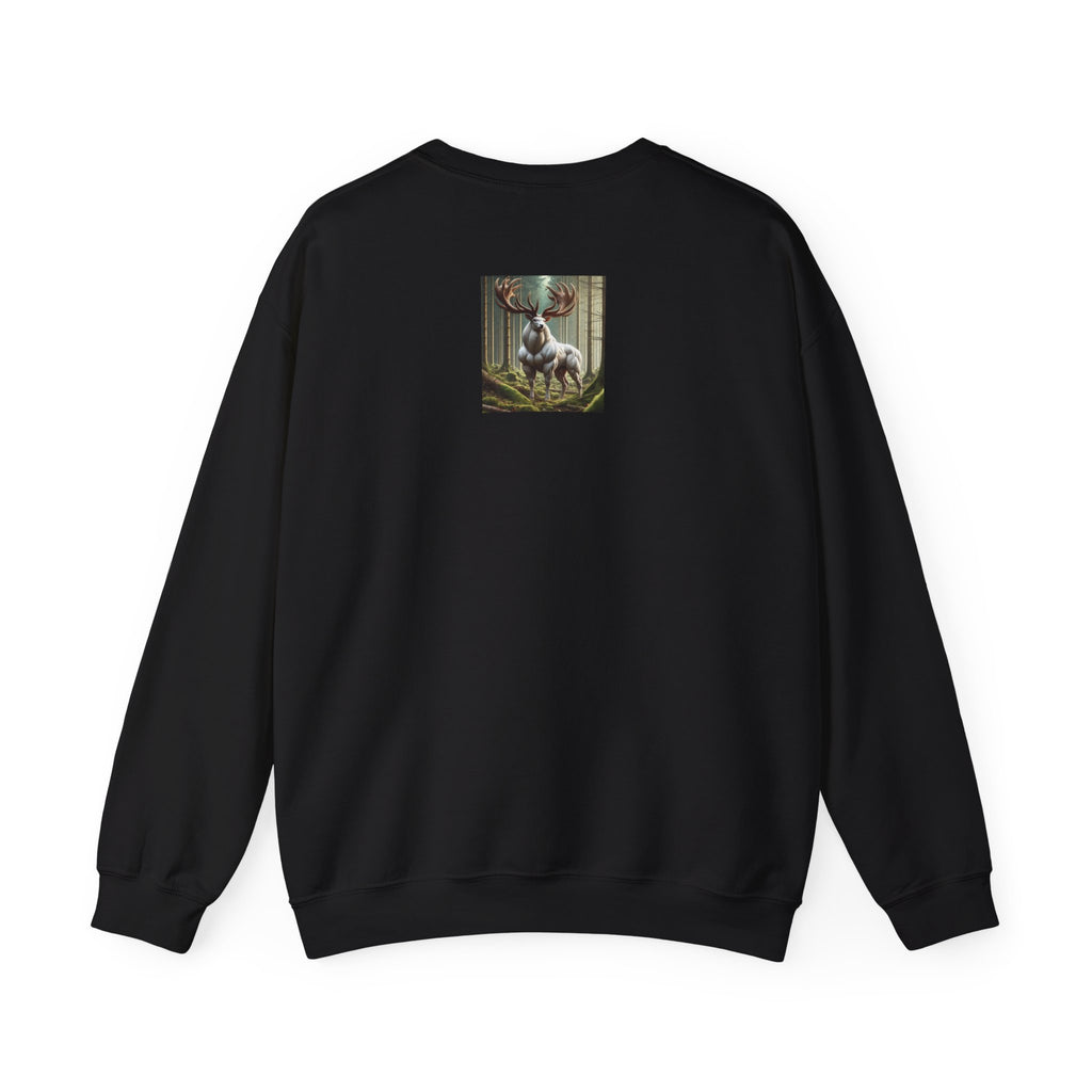 Bulldog Crewneck Sweatshirt — "Devil Dog" Military Mascot Graphic