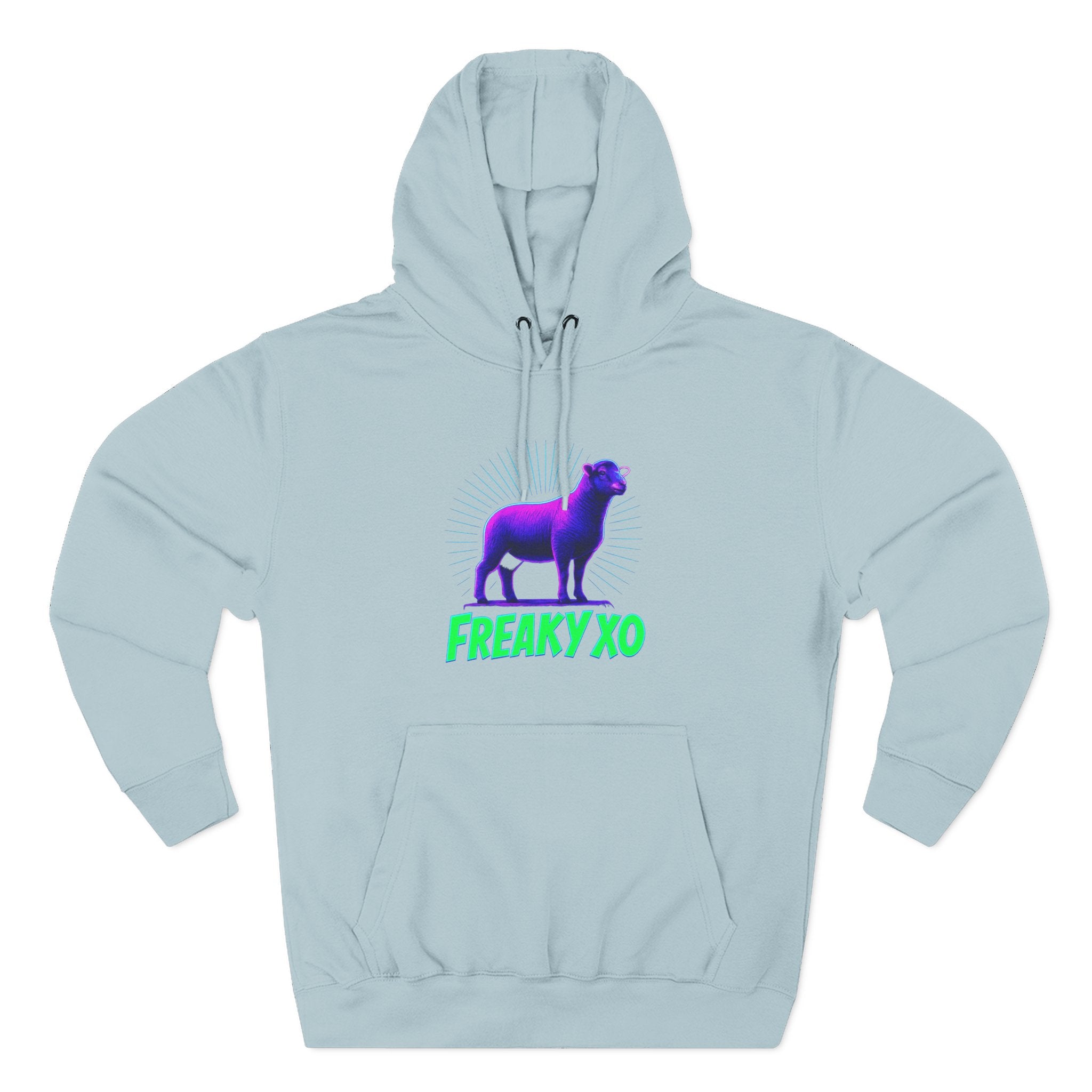 Freaky XO Two-Sided Hoodie - Cozy & Quirky Style for Fun Lovers
