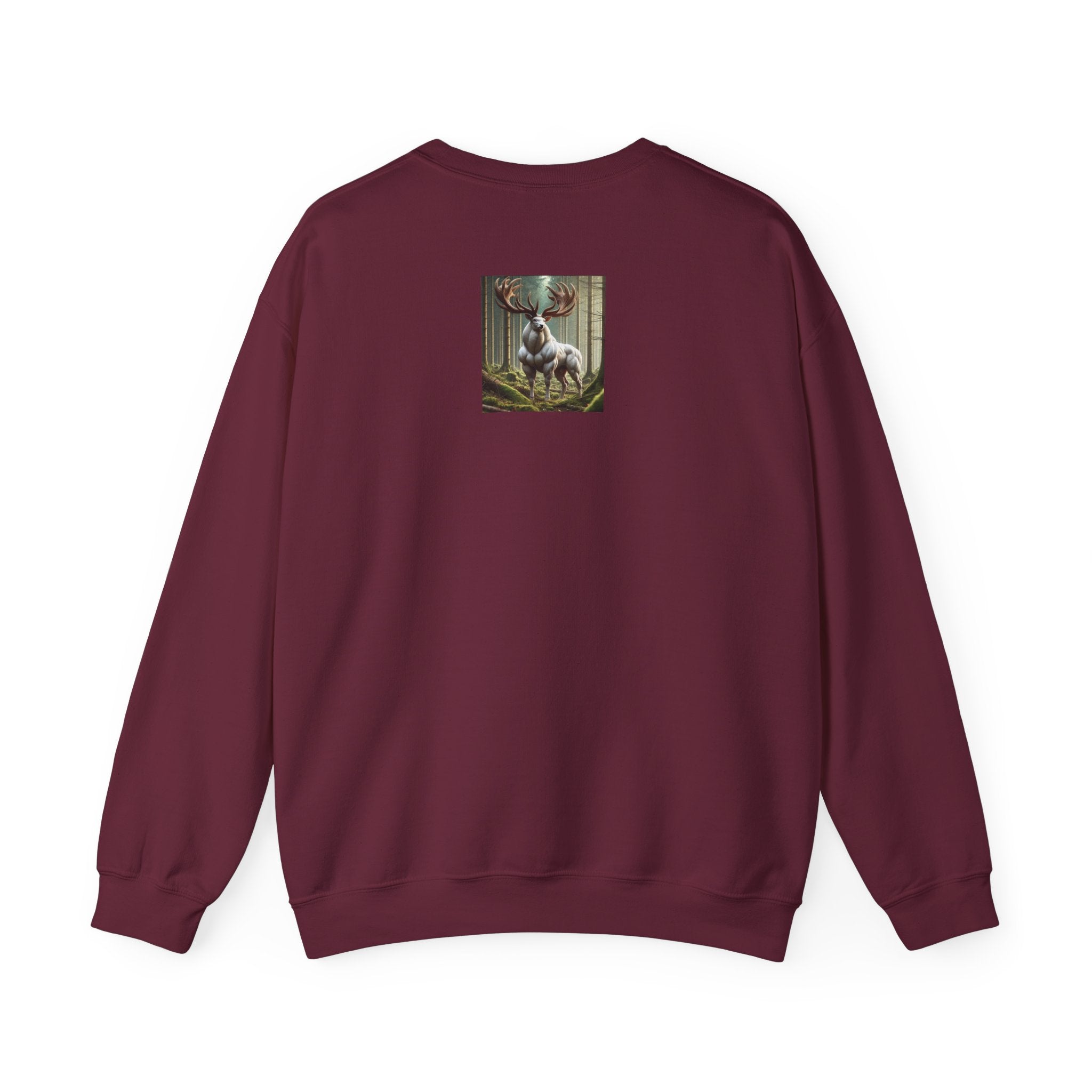 Bulldog Crewneck Sweatshirt — "Devil Dog" Military Mascot Graphic
