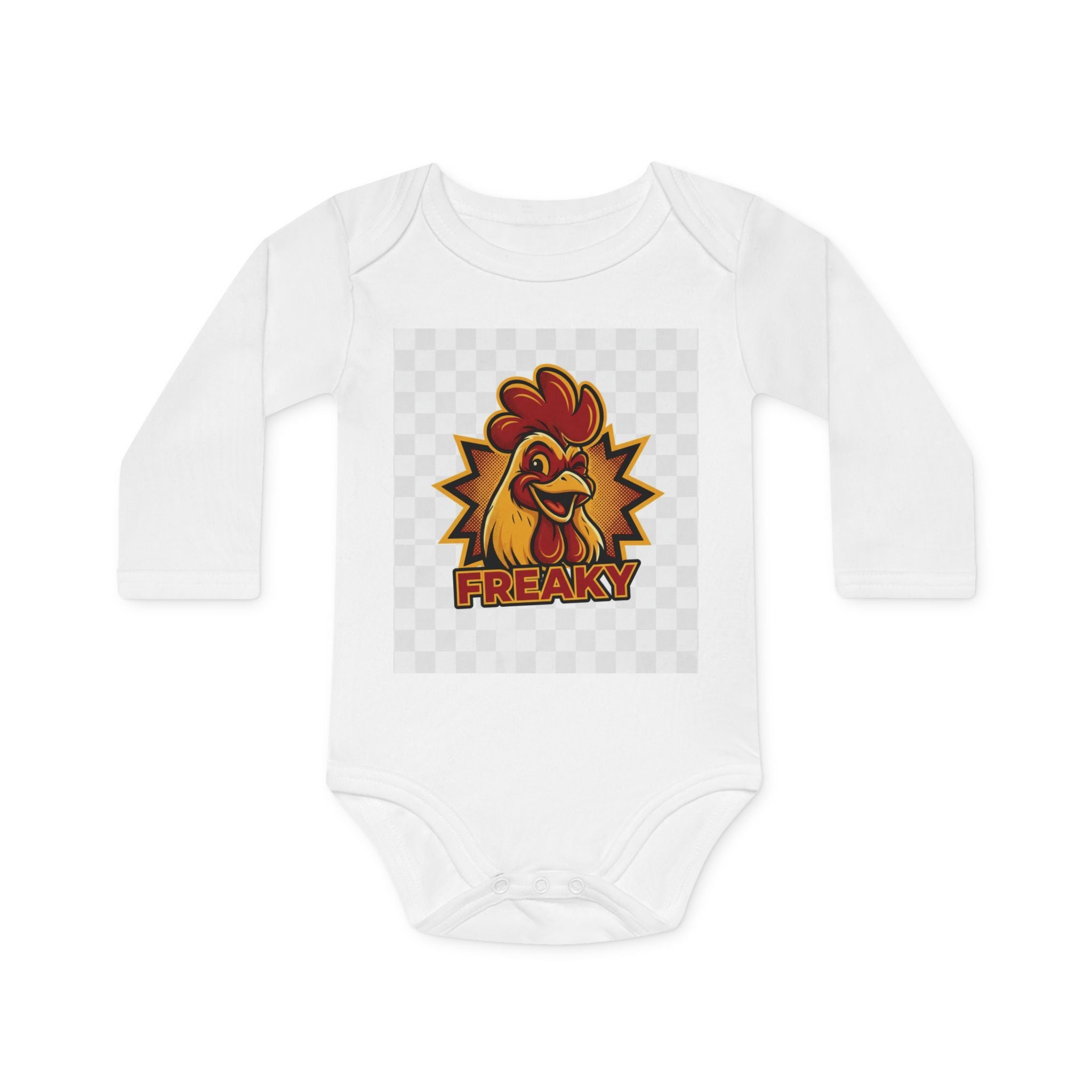 Freaky Rooster Baby Bodysuit