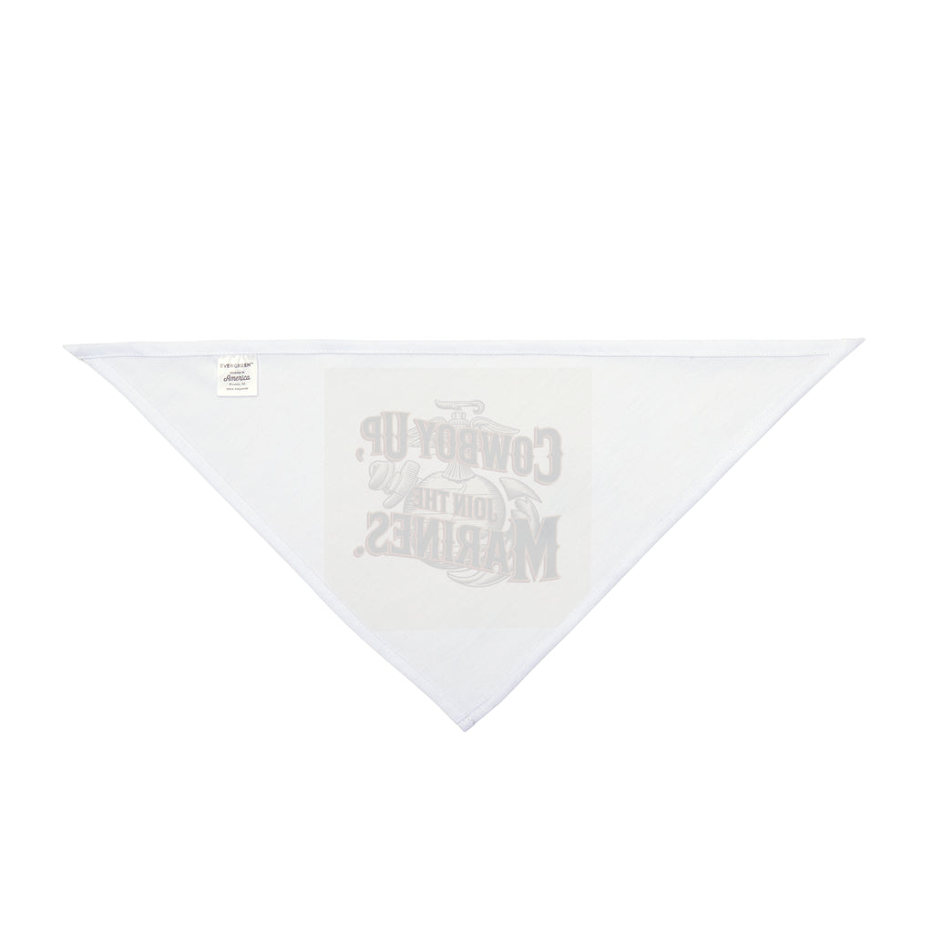 Cowboy Up Pet Bandana for Proud Marine Owners