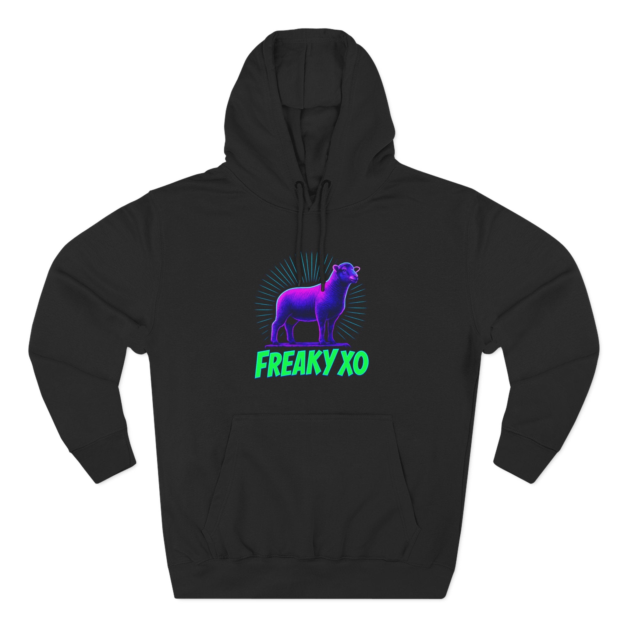 Freaky XO Two-Sided Hoodie - Cozy & Quirky Style for Fun Lovers
