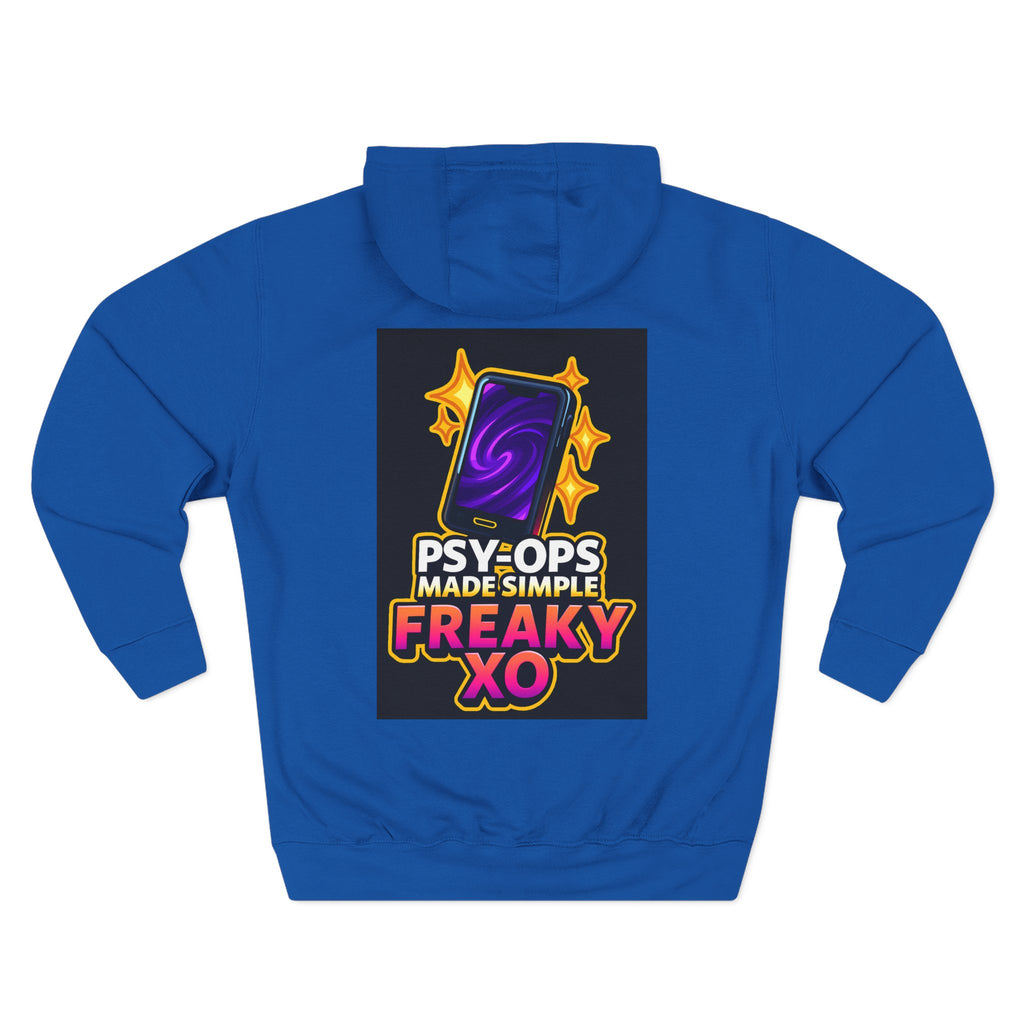 Freaky XO Two-Sided Hoodie - Cozy & Quirky Style for Fun Lovers