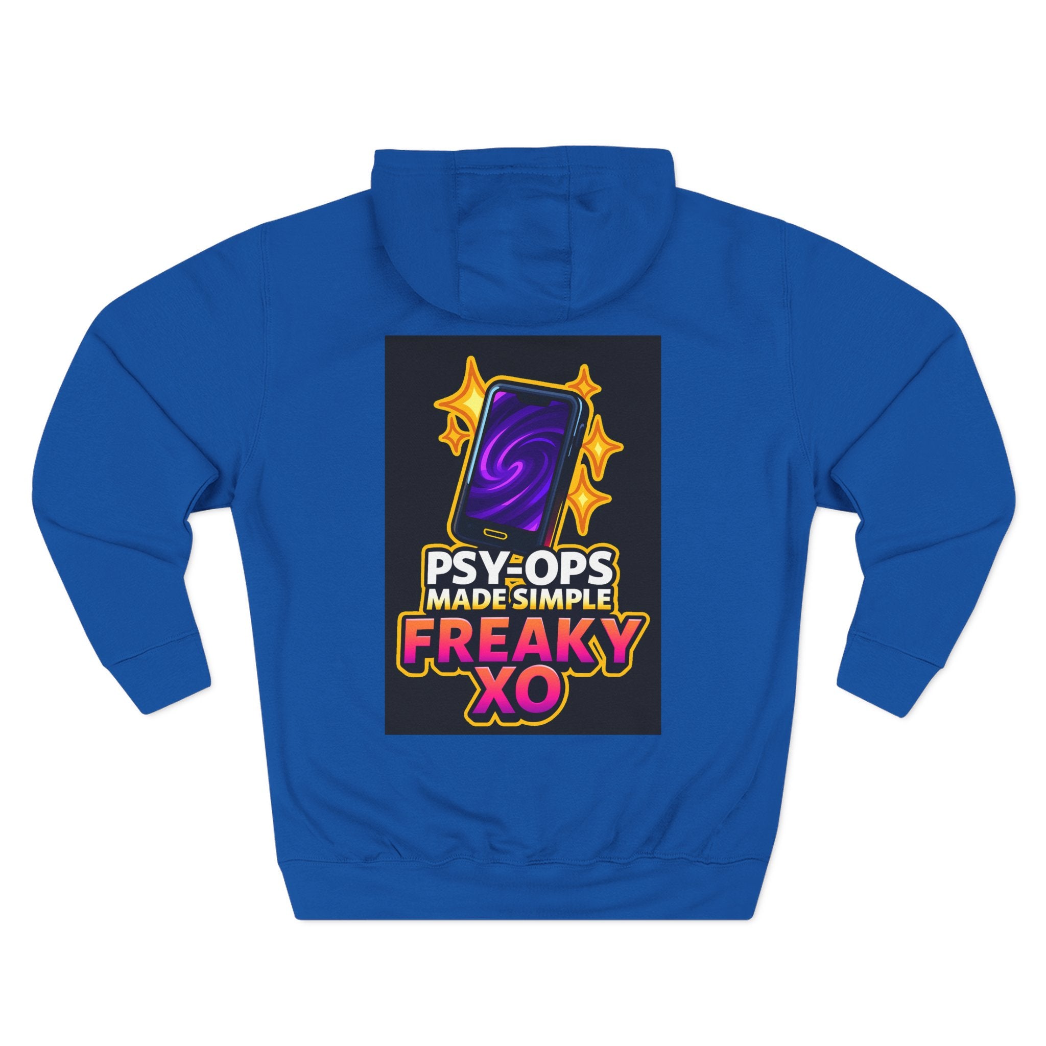 Freaky XO Two-Sided Hoodie - Cozy & Quirky Style for Fun Lovers