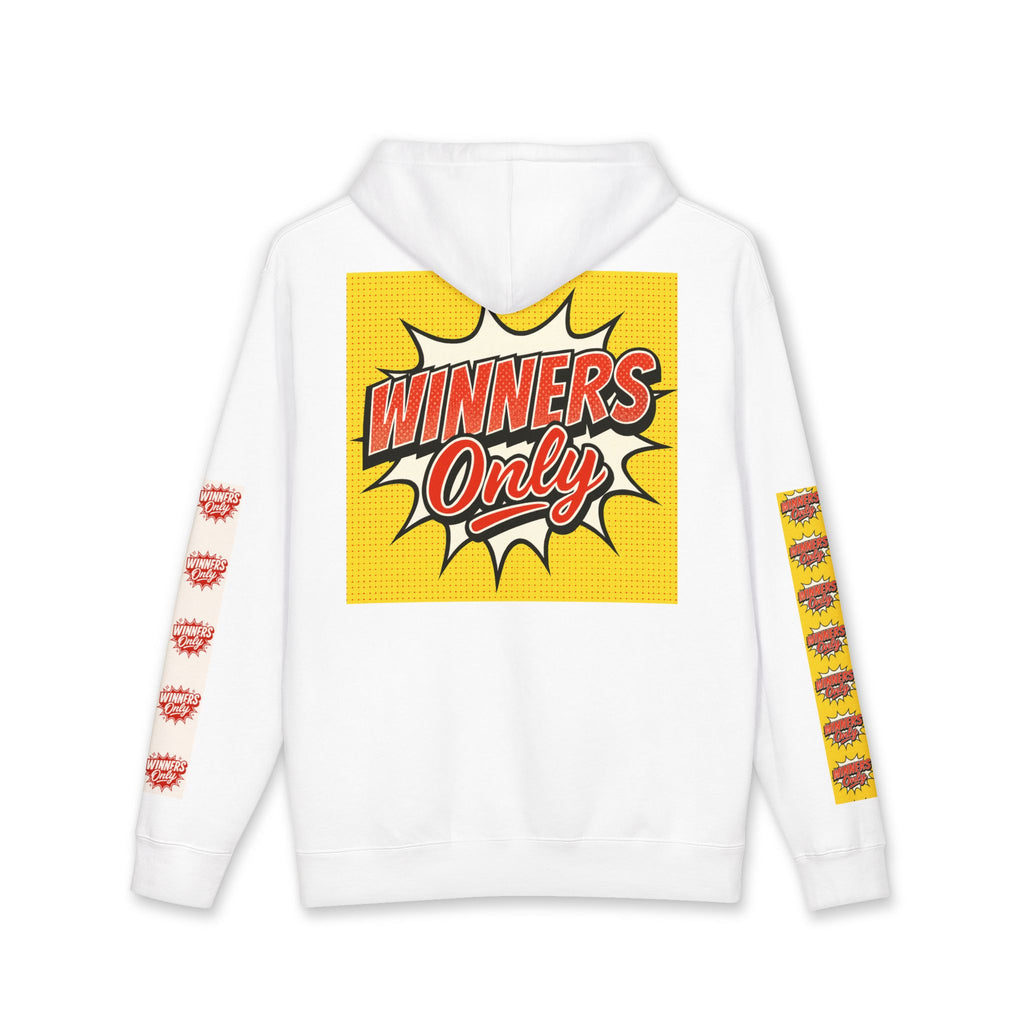 Winners Only Hooded Sweatshirt - Unisex Heavyweight, Fun Retro Design