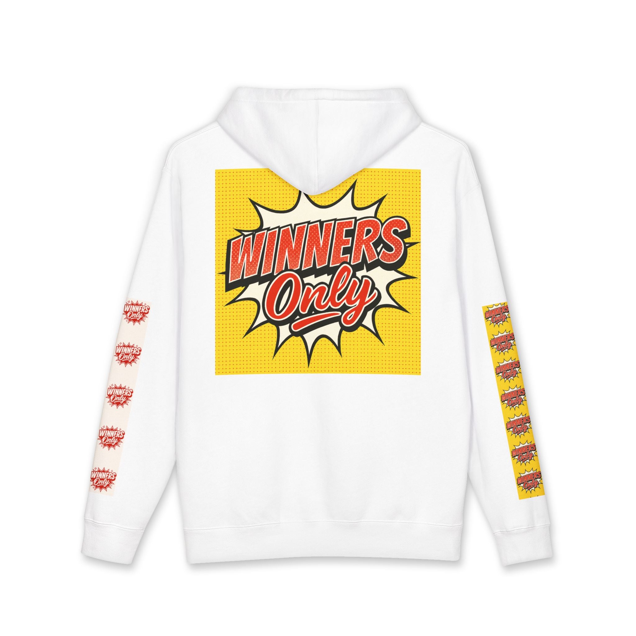 Winners Only Hooded Sweatshirt - Unisex Heavyweight, Fun Retro Design