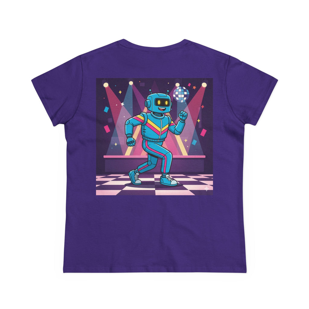 Dancing Robots Tee — “We Can Dance If We Want To” Women's Cotton T‑Shirt
