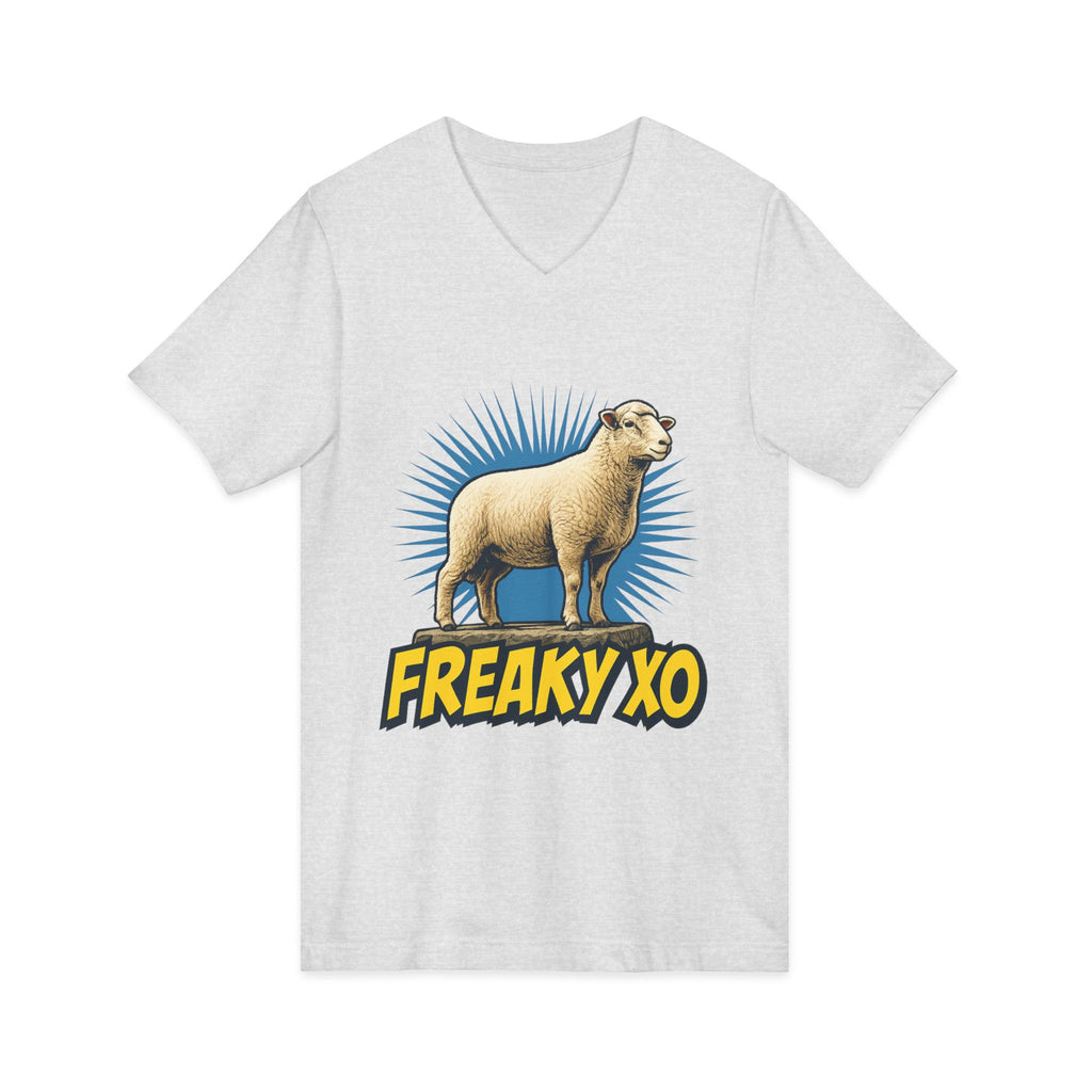 Unisex Jersey Short Sleeve V-Neck Tee