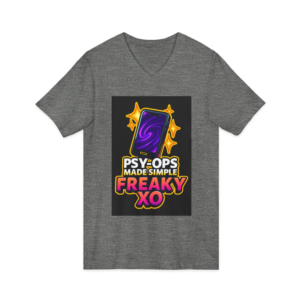 Unisex Jersey Short Sleeve V-Neck Tee