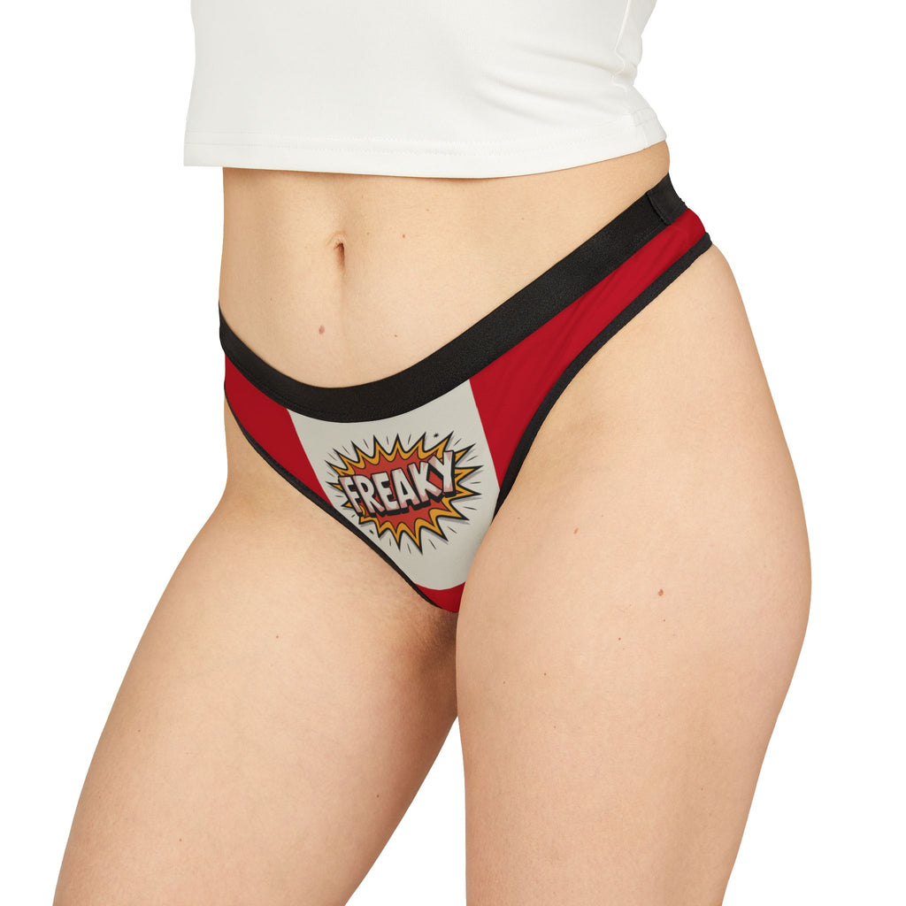 Freaky Women's Thongs - Fun Patterned Underwear for Everyday Comfort