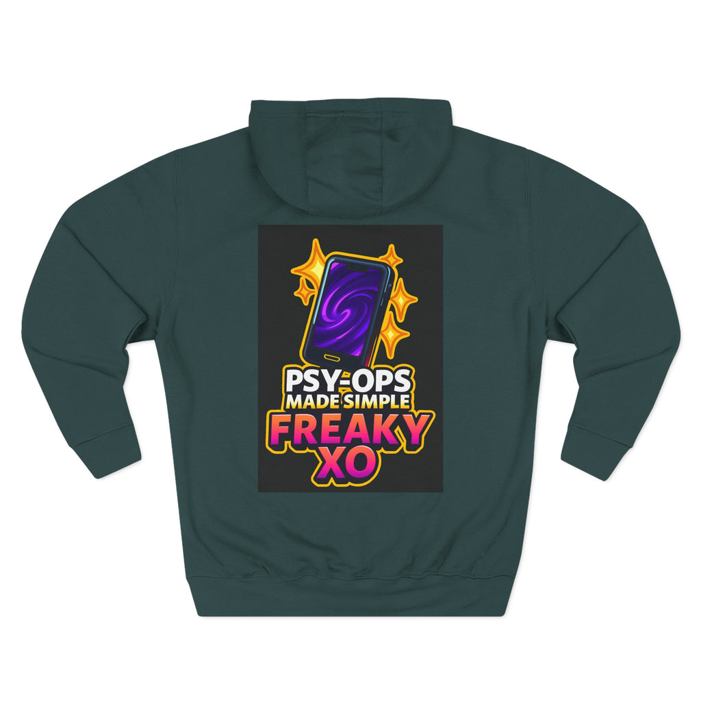 Freaky XO Two-Sided Hoodie - Cozy & Quirky Style for Fun Lovers