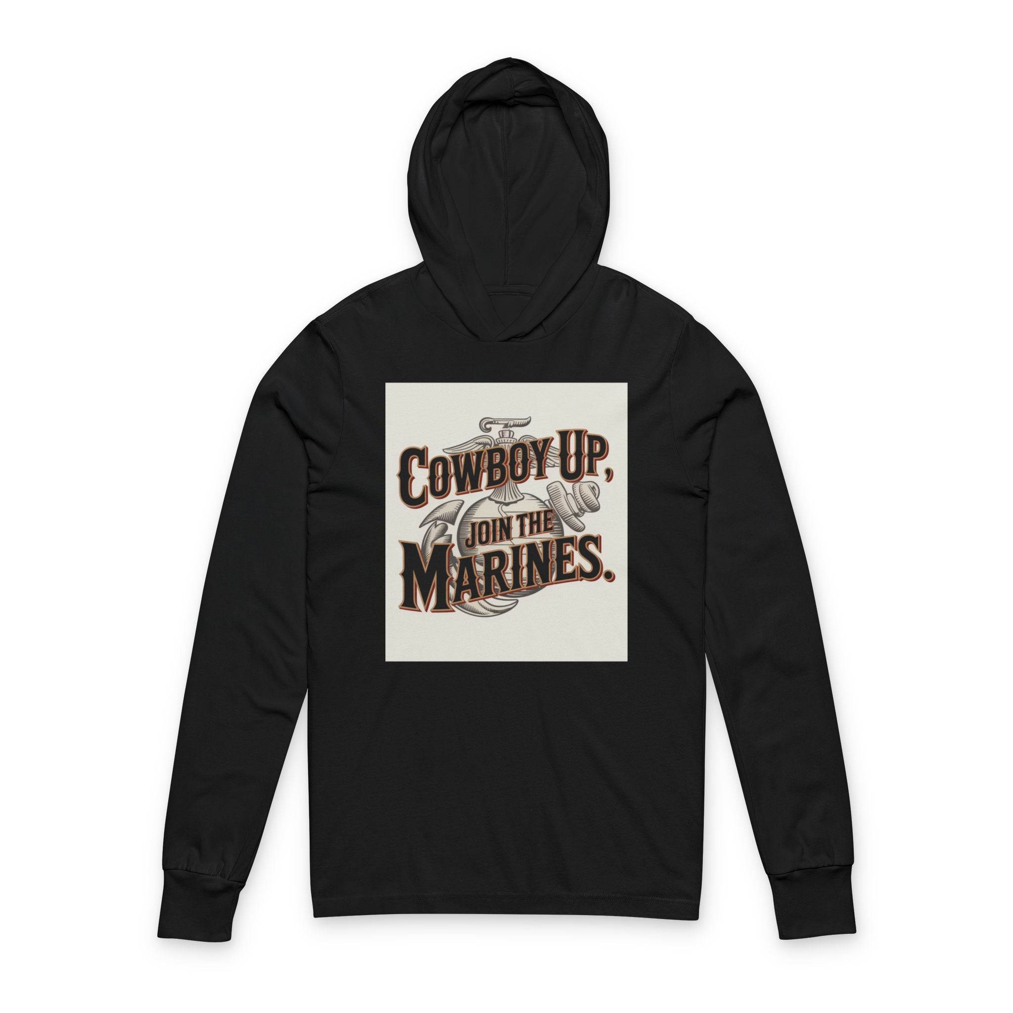 Unisex Hooded Long Sleeve Tee