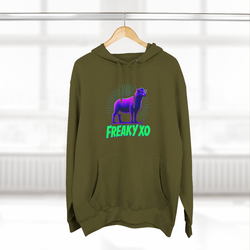 Freaky XO Two-Sided Hoodie - Cozy & Quirky Style for Fun Lovers