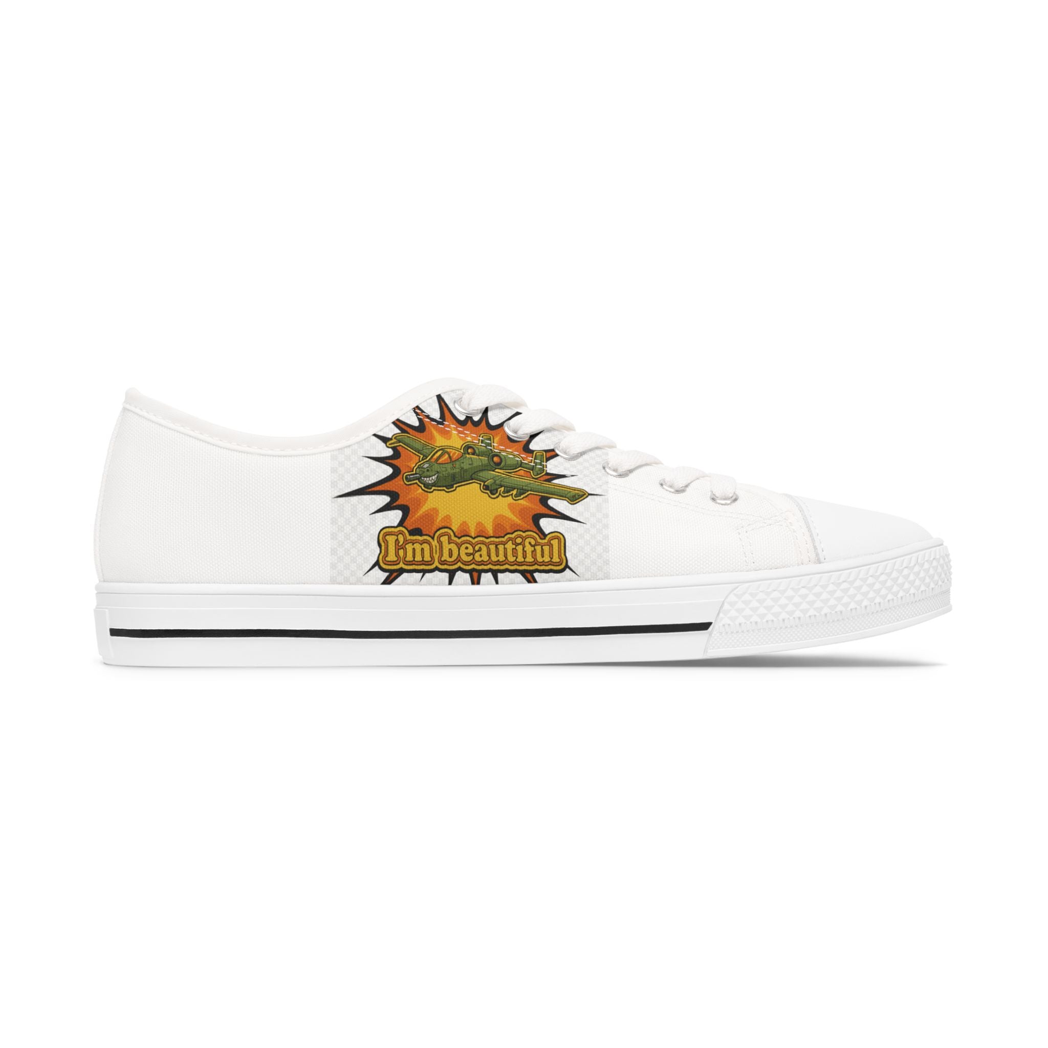 Vibrant Graphic Women's Low Top Sneakers - Perfect for Everyday Style