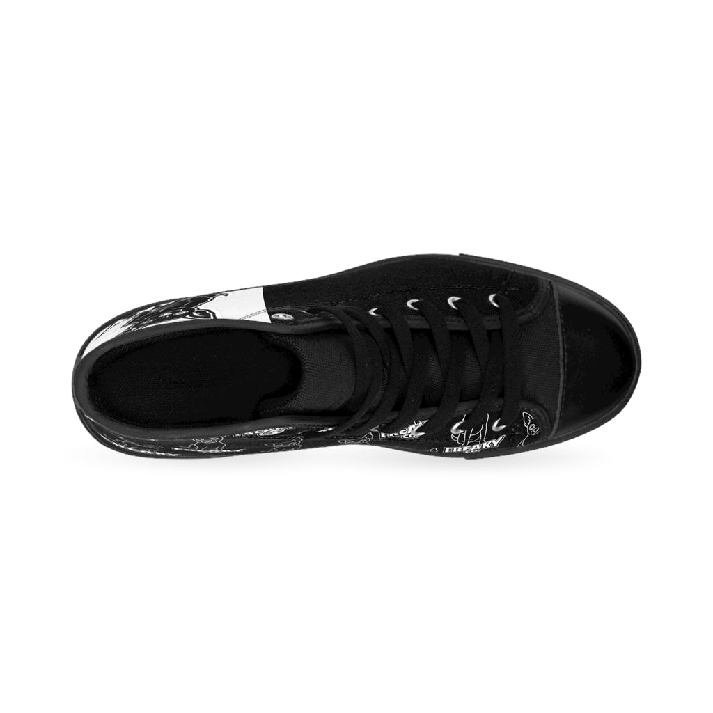 Freaky Co. High-Top Sneakers - Unisex Trendy Casual Footwear