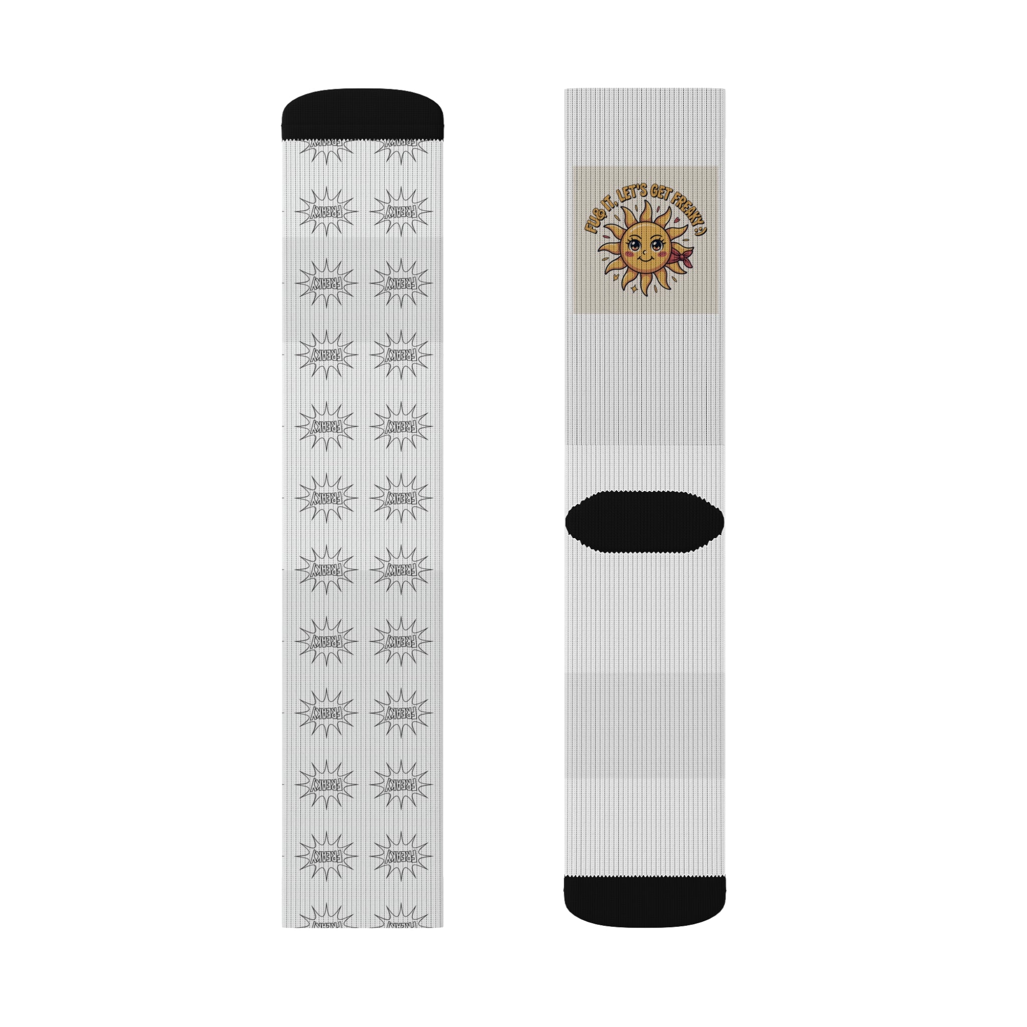 Stylish Sublimation Socks with Trendy Design