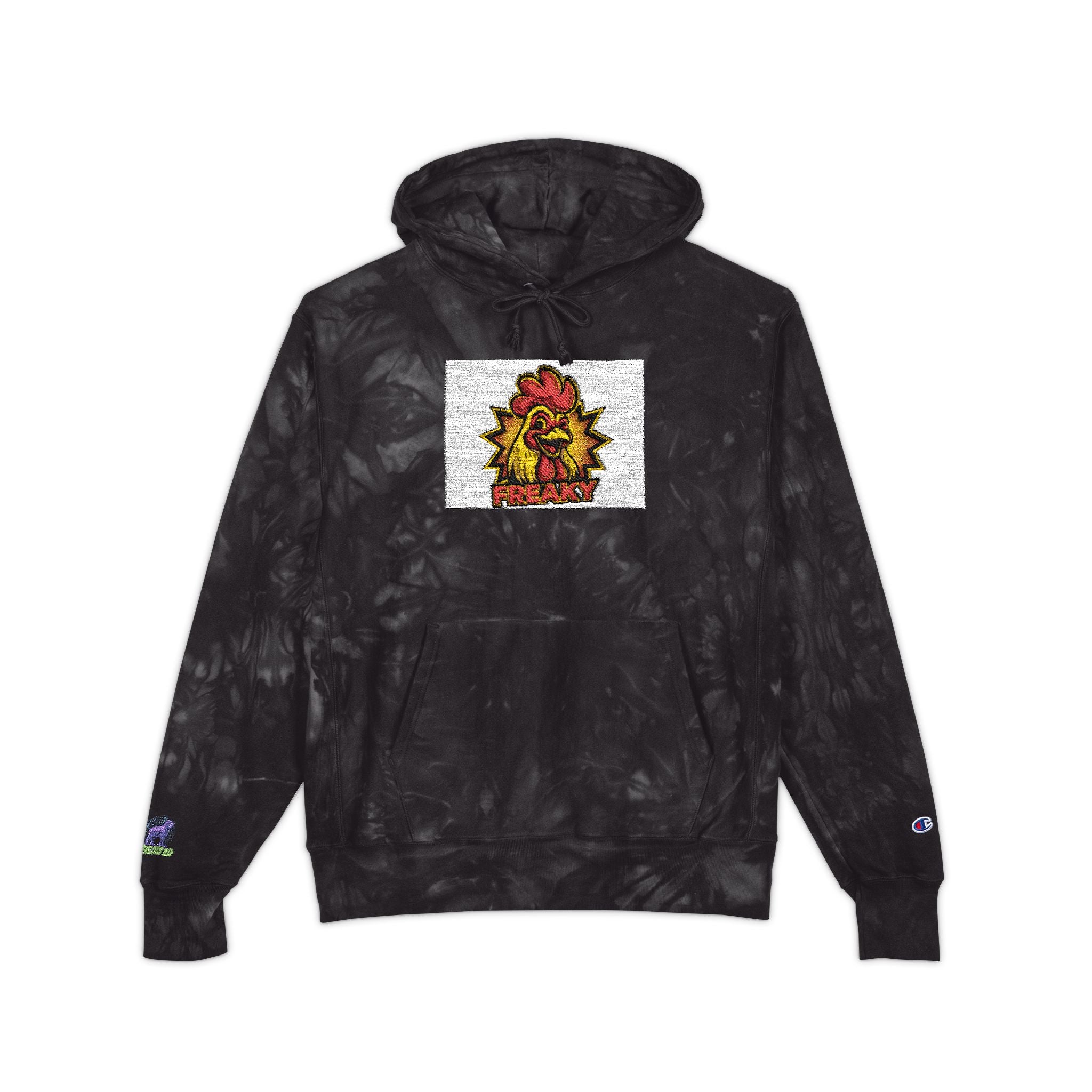 Unisex Champion Tie-Dye Hoodie (Embroidery)