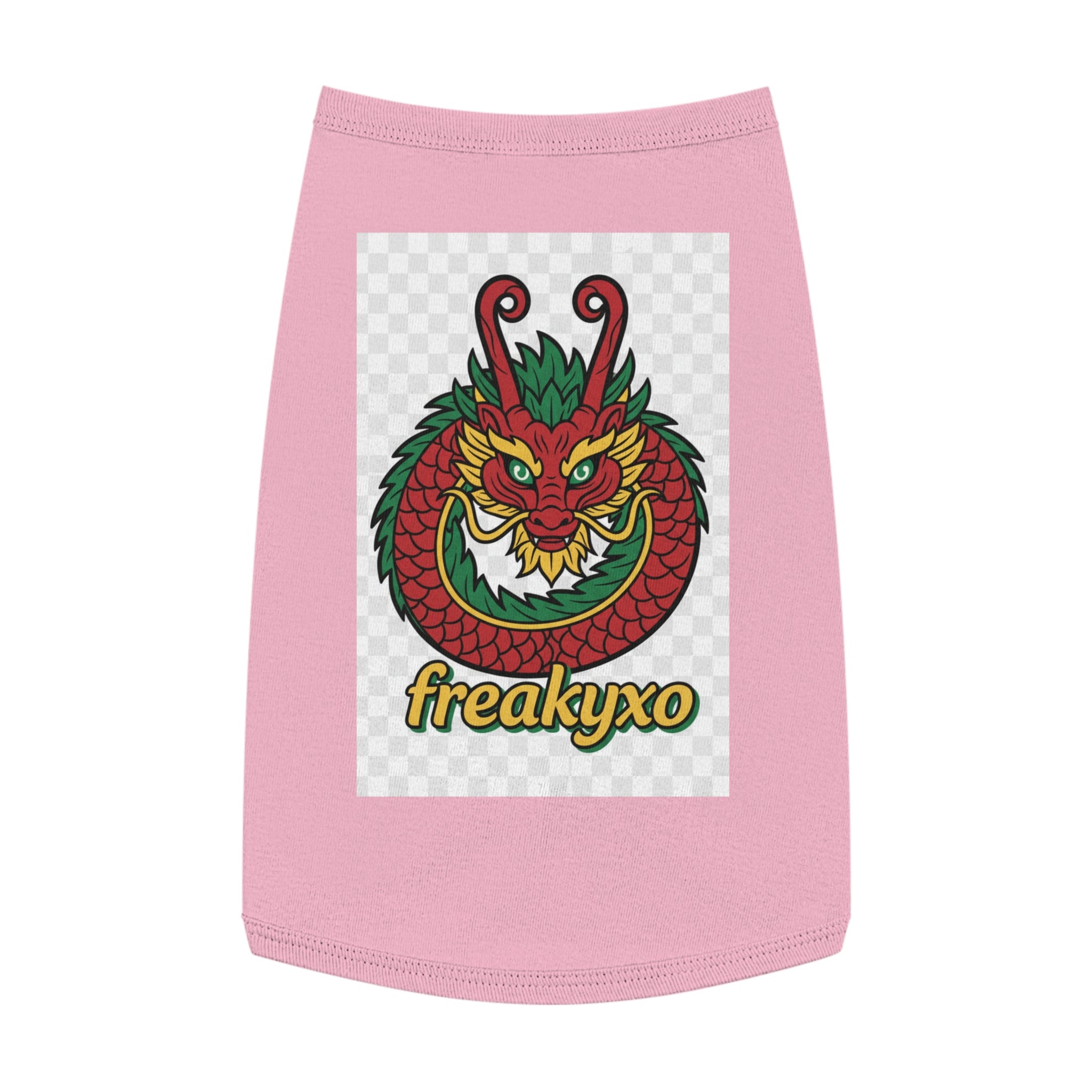 Dragon Design Pet Tank Top for Stylish Pets