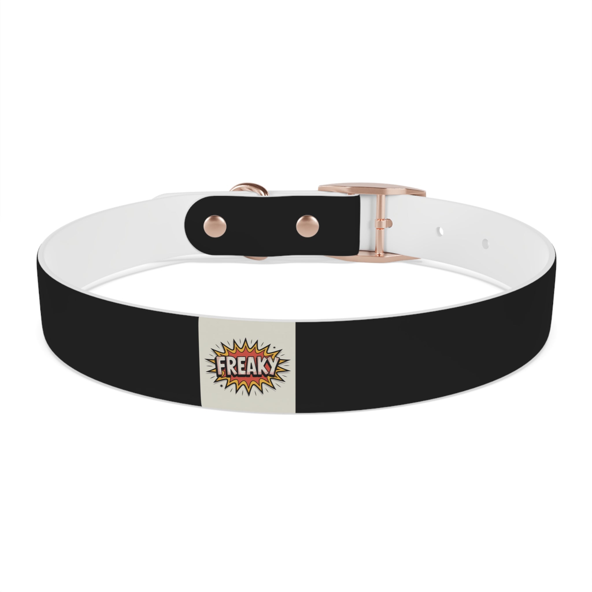 Stylish Dog Collar with Fun 'Freak' Design
