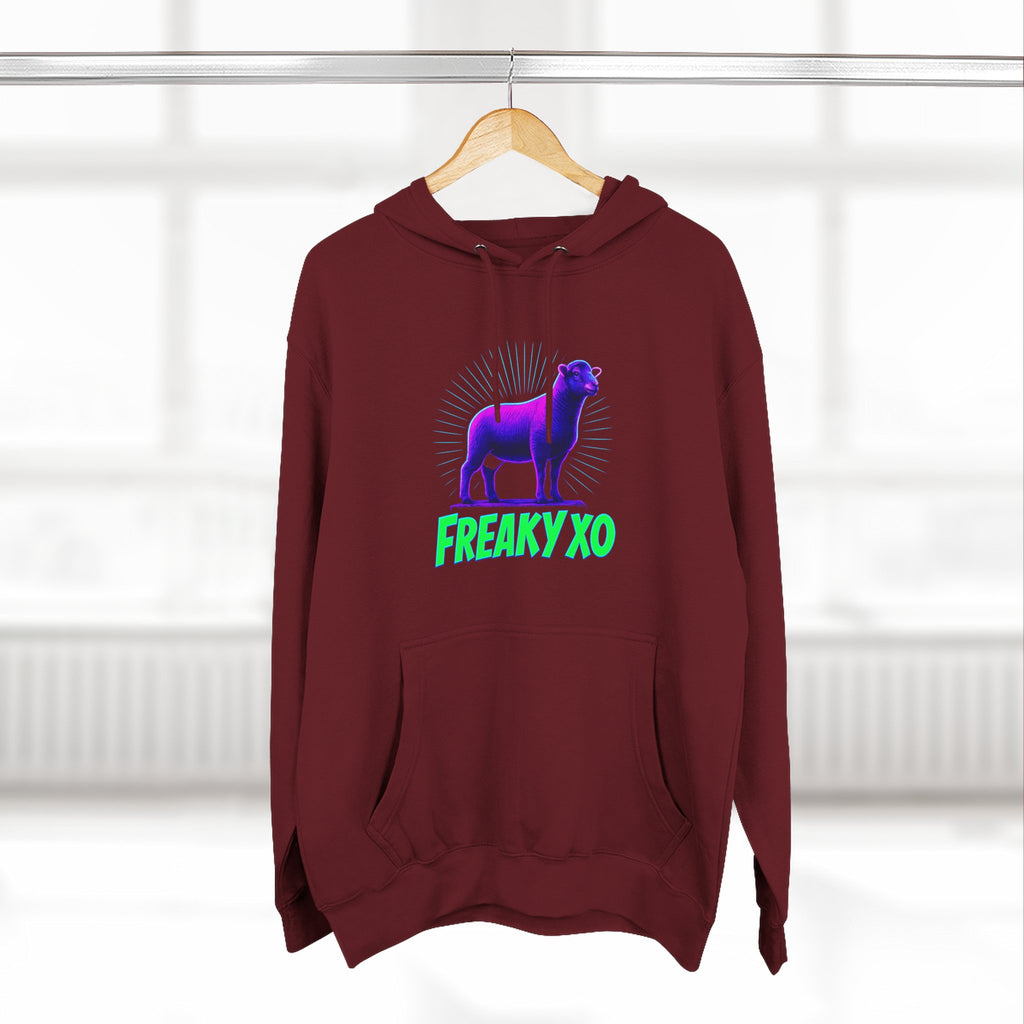 Freaky XO Two-Sided Hoodie - Cozy & Quirky Style for Fun Lovers
