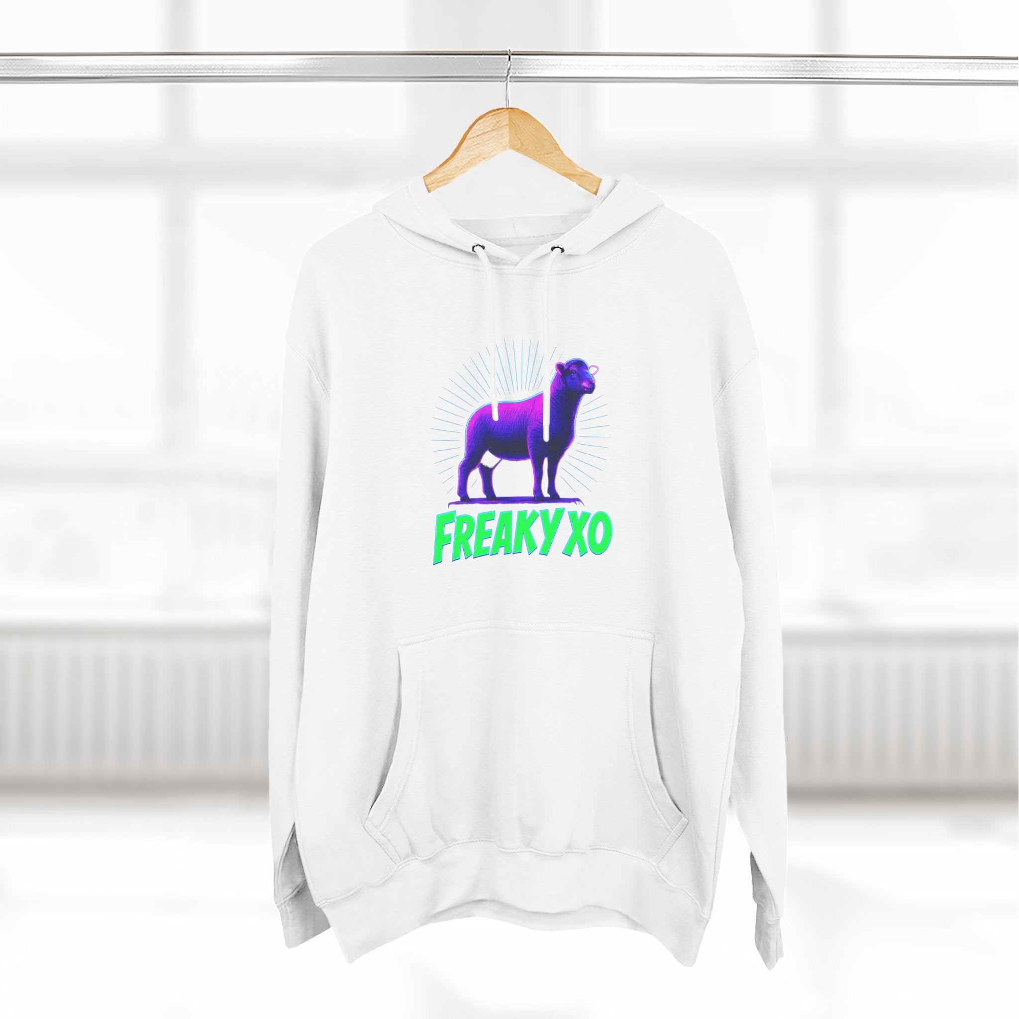 Freaky XO Two-Sided Hoodie - Cozy & Quirky Style for Fun Lovers