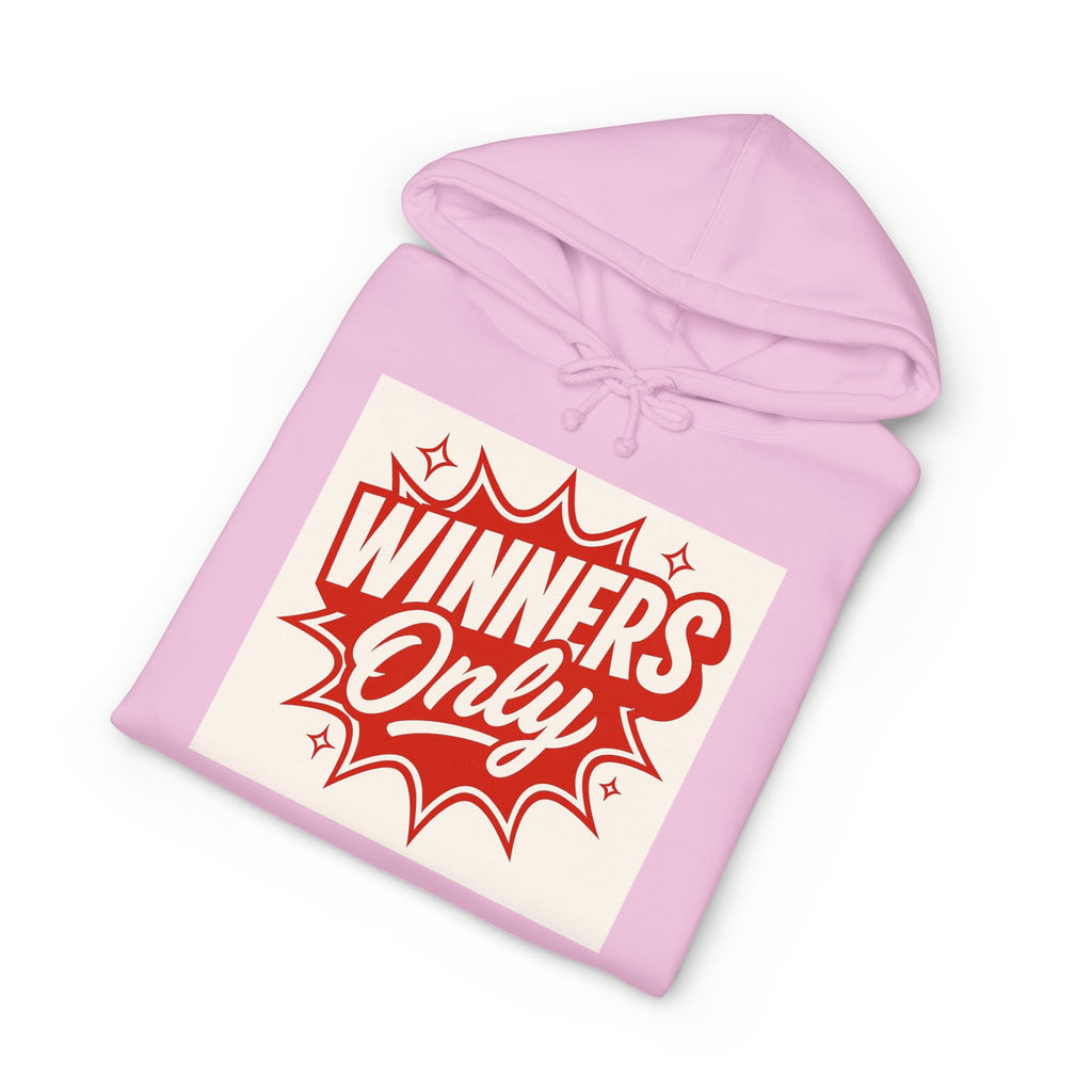 Winners Only Hooded Sweatshirt - Unisex Heavyweight, Fun Retro Design