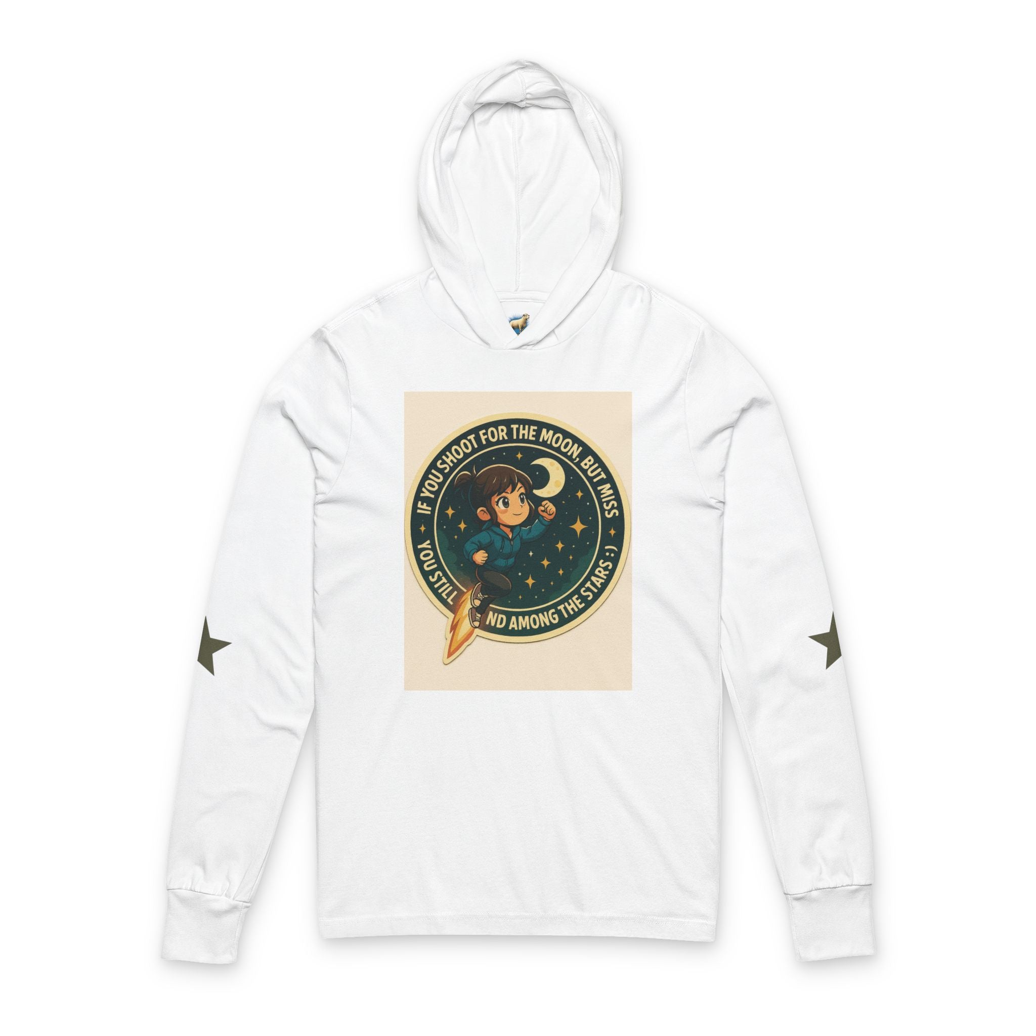 Celestial Adventure Unisex Hooded Long Sleeve Tee