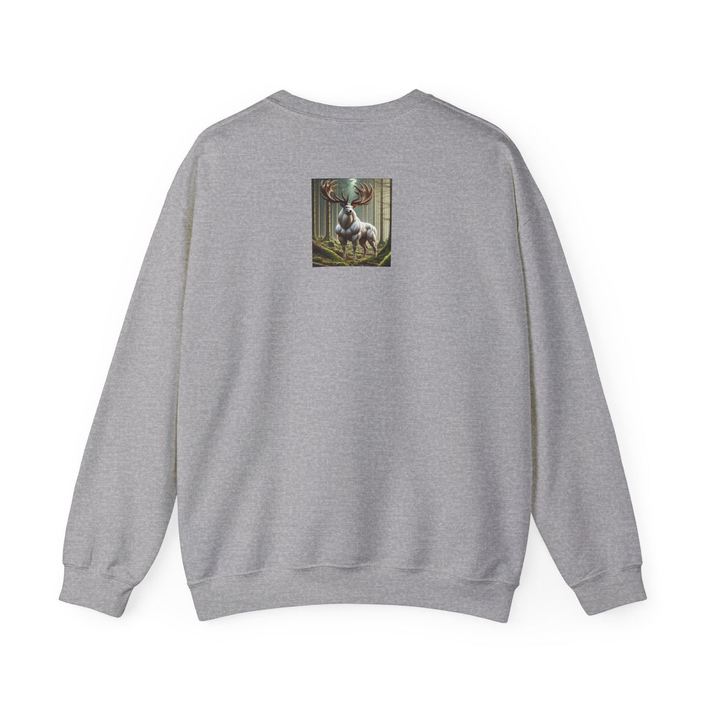 Bulldog Crewneck Sweatshirt — "Devil Dog" Military Mascot Graphic