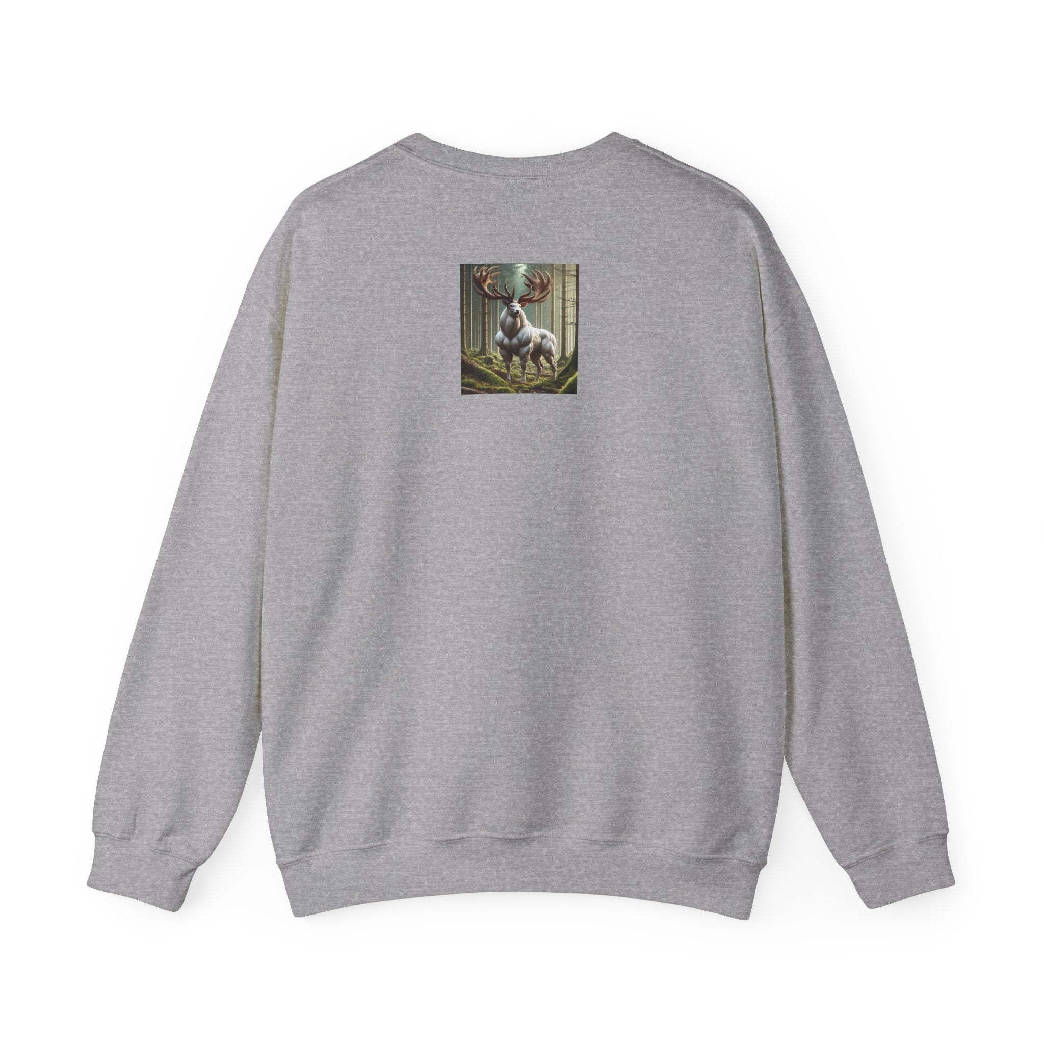 Bulldog Crewneck Sweatshirt — "Devil Dog" Military Mascot Graphic