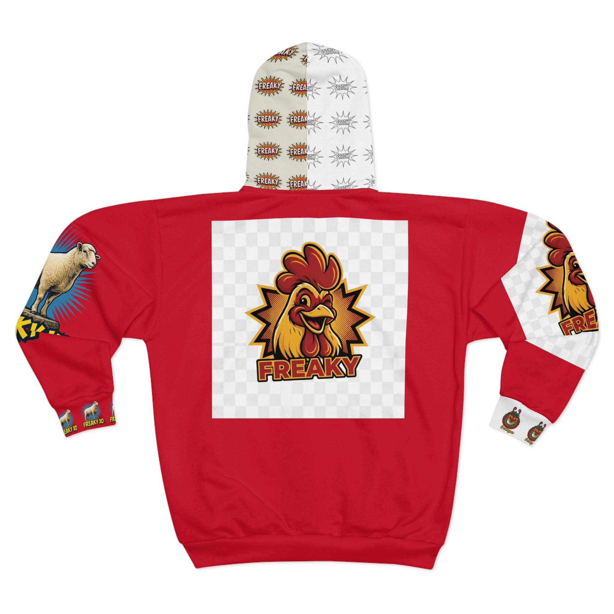 Freaky Fun Unisex Zip Hoodie