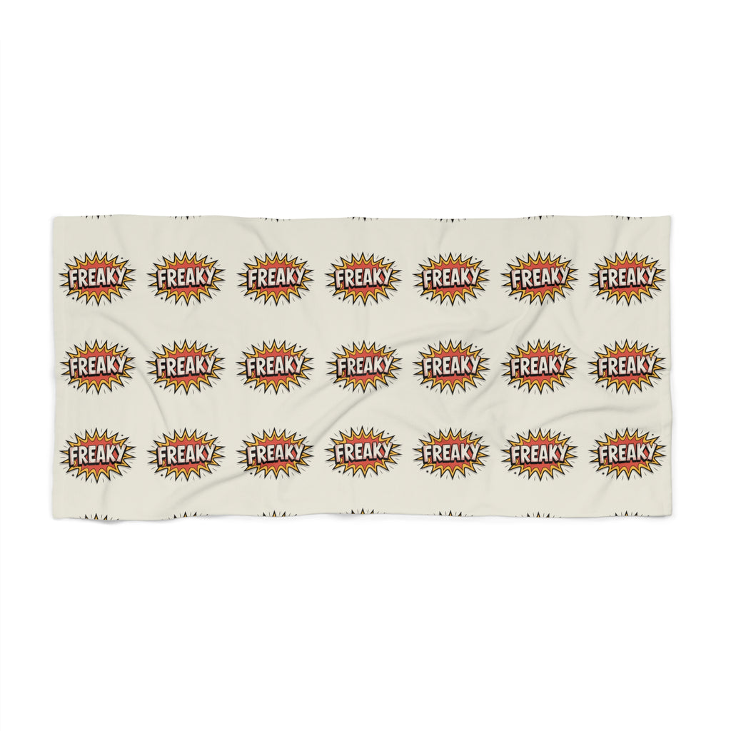 Freaky Beach Towel - Fun and Vibrant Summer Accessory