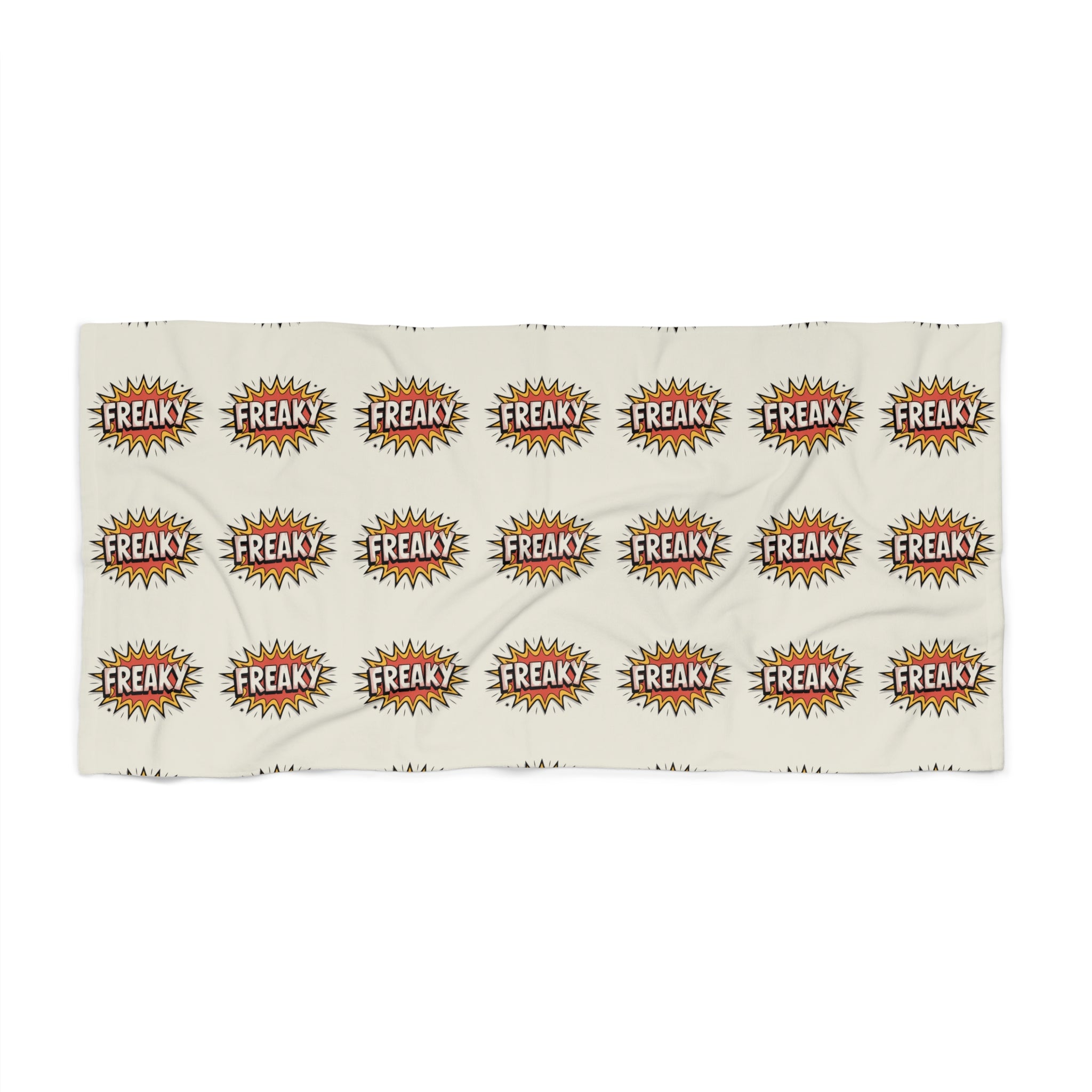 Freaky Beach Towel - Fun and Vibrant Summer Accessory