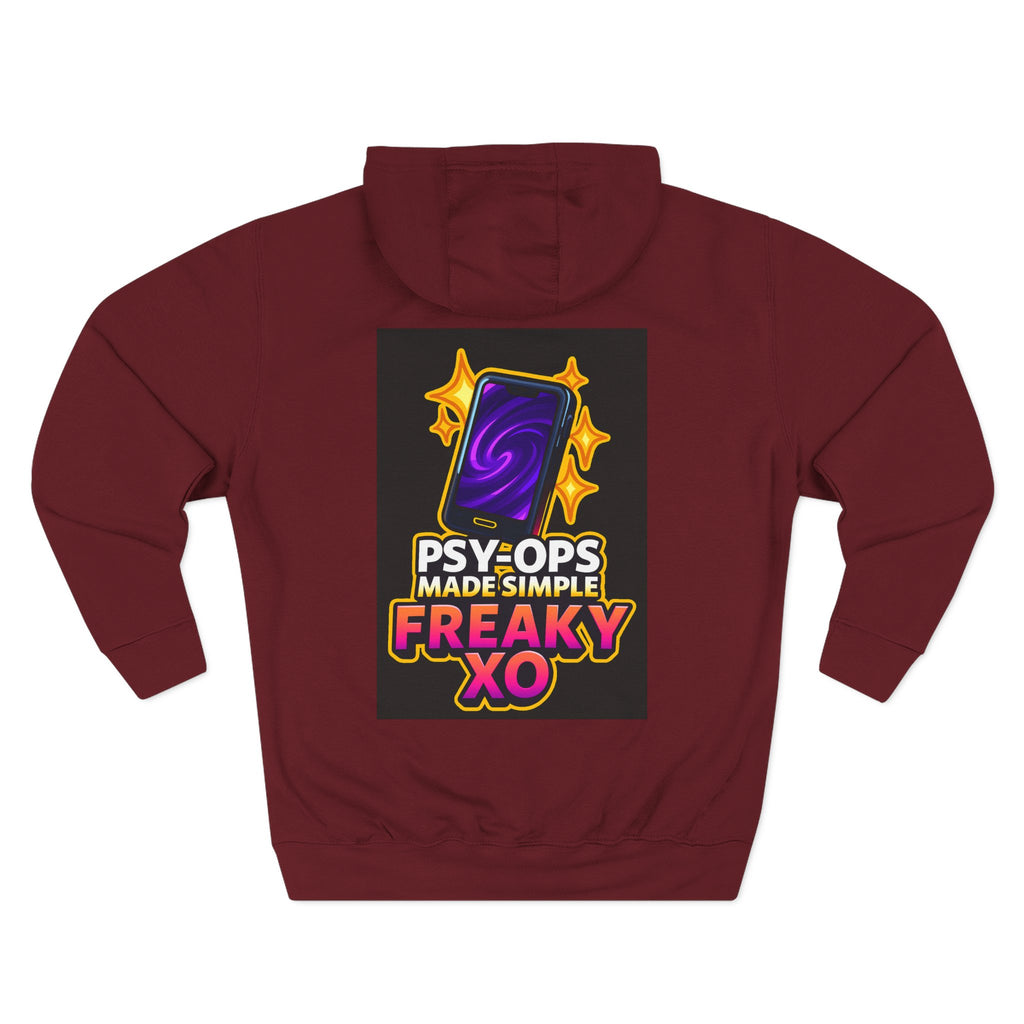 Freaky XO Two-Sided Hoodie - Cozy & Quirky Style for Fun Lovers