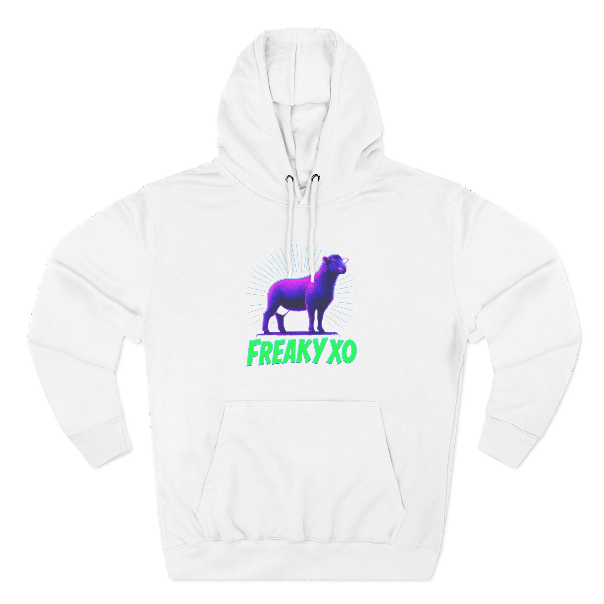 Freaky XO Two-Sided Hoodie - Cozy & Quirky Style for Fun Lovers