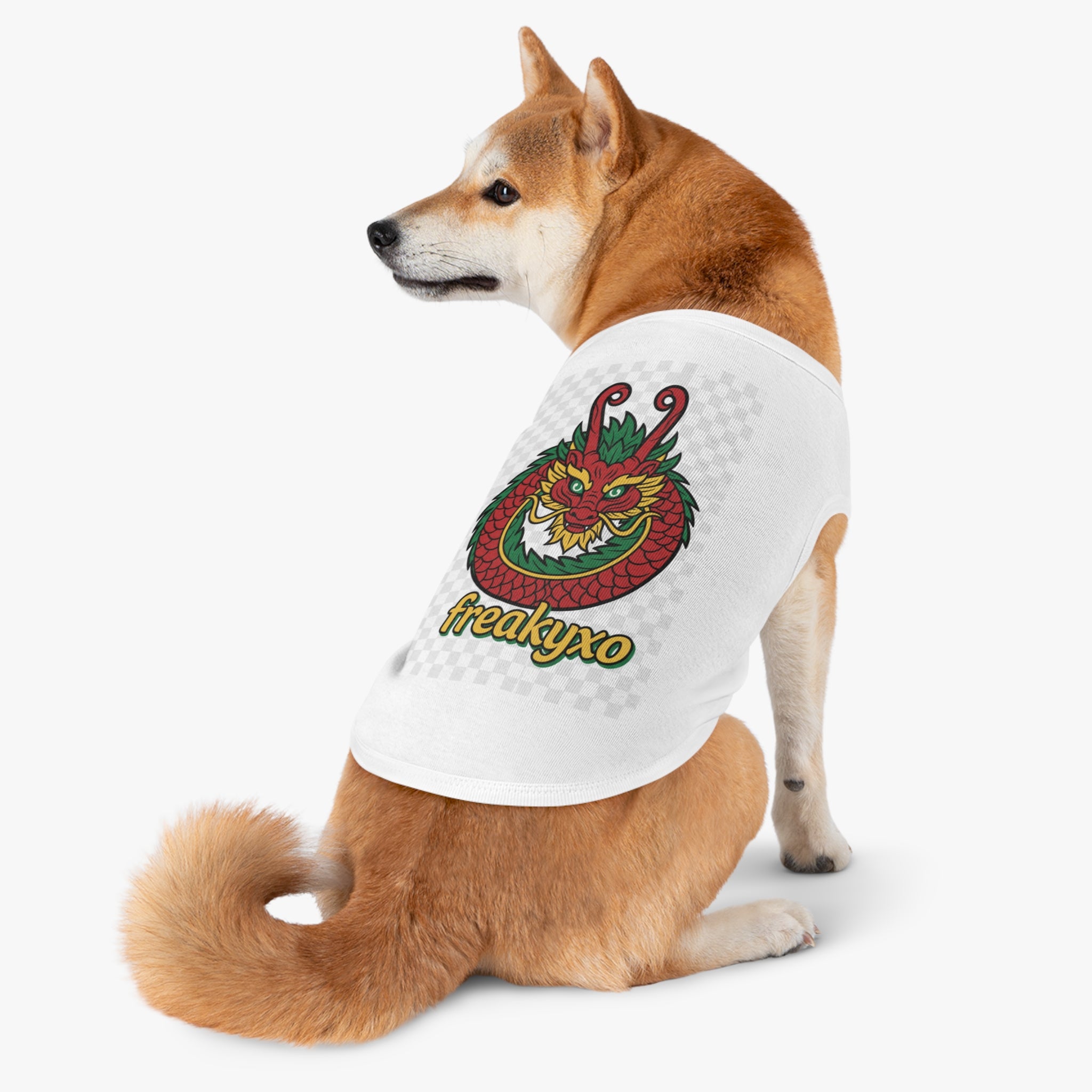 Dragon Design Pet Tank Top for Stylish Pets