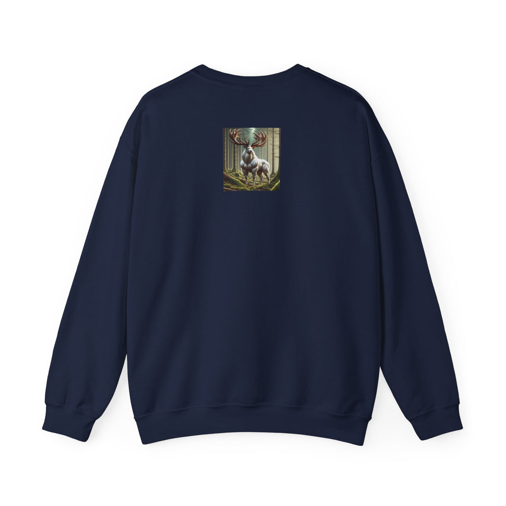 Bulldog Crewneck Sweatshirt — "Devil Dog" Military Mascot Graphic