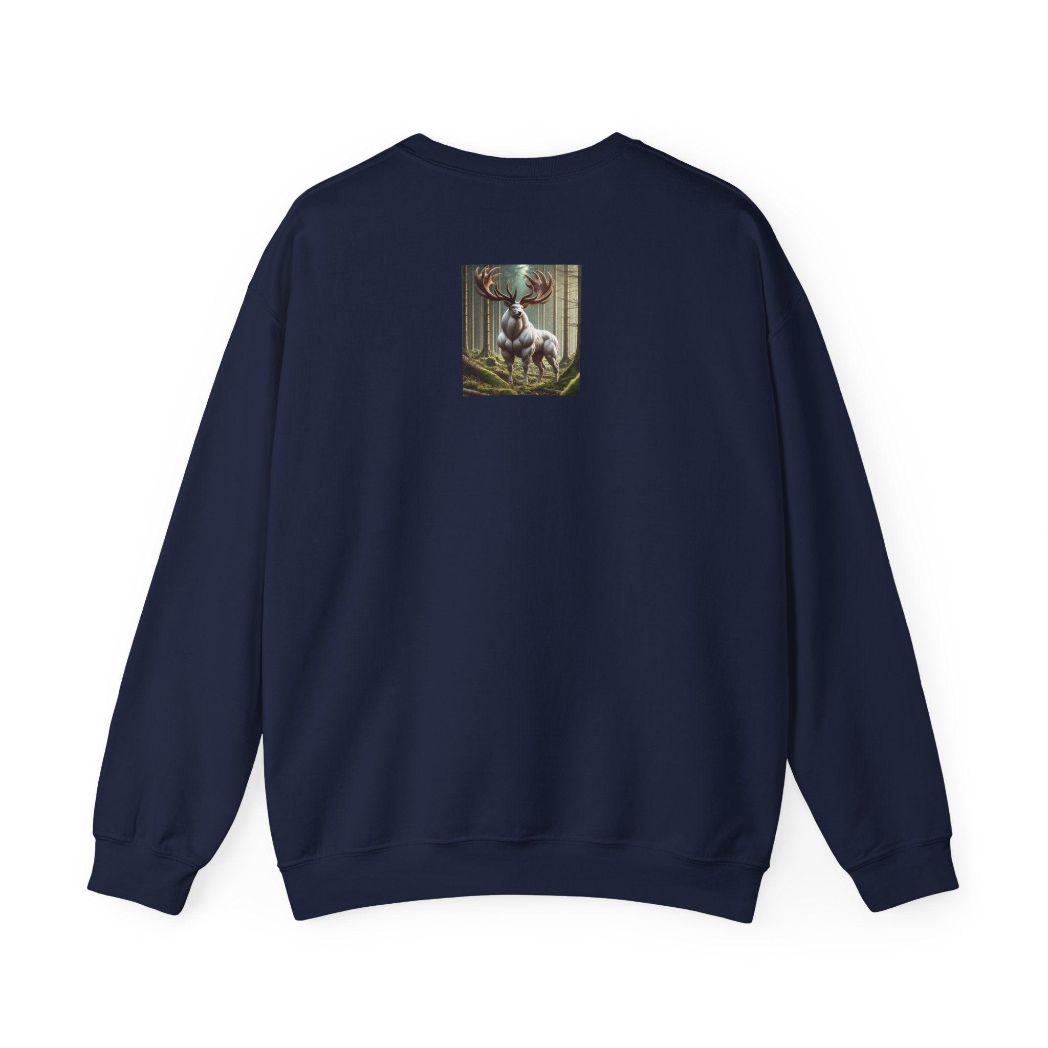 Bulldog Crewneck Sweatshirt — "Devil Dog" Military Mascot Graphic