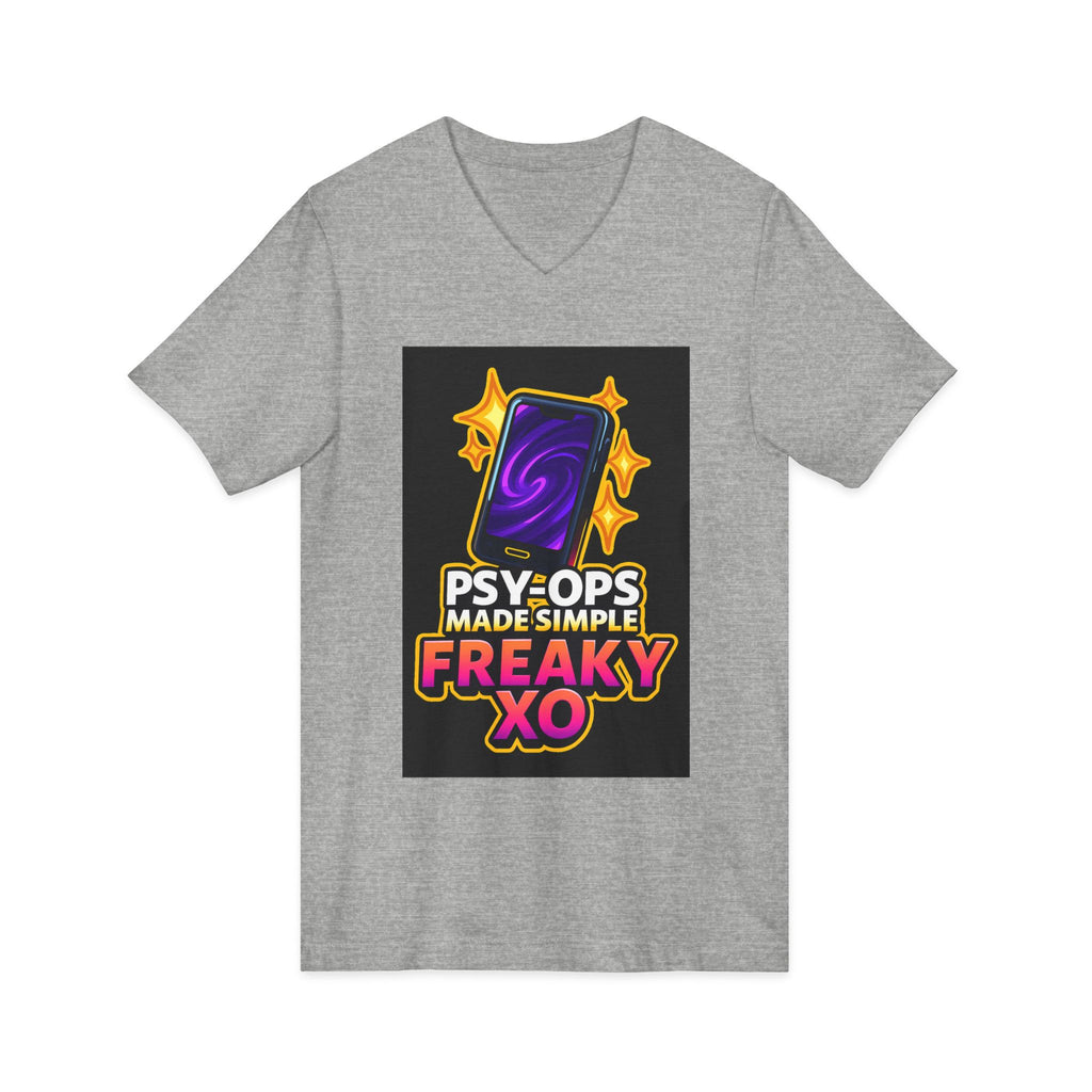 Unisex Jersey Short Sleeve V-Neck Tee