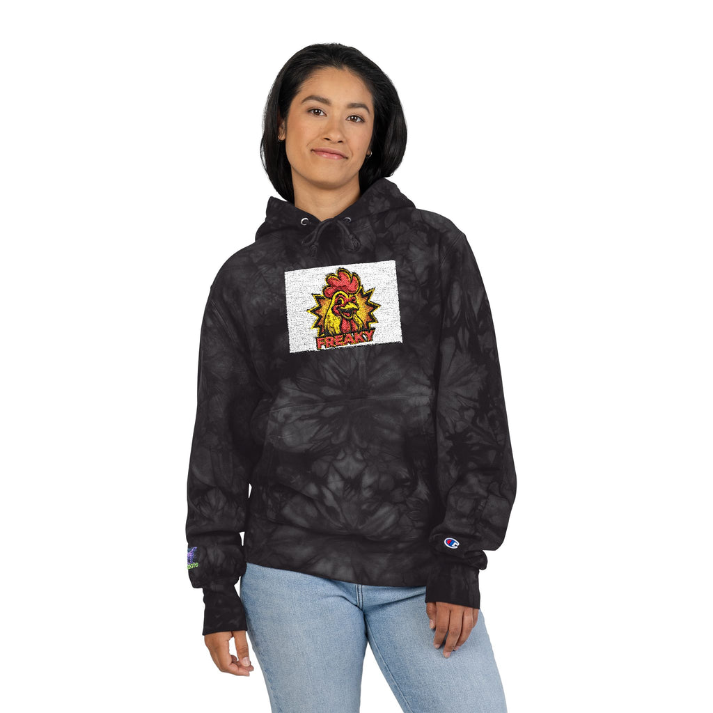 Unisex Champion Tie-Dye Hoodie (Embroidery)