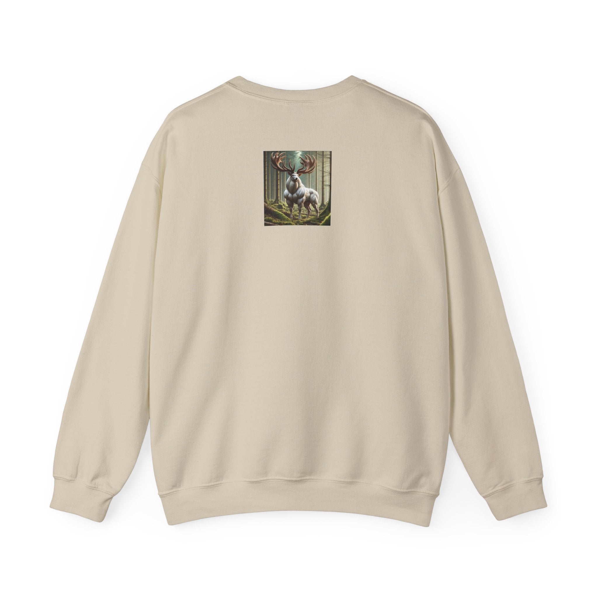 Bulldog Crewneck Sweatshirt — "Devil Dog" Military Mascot Graphic