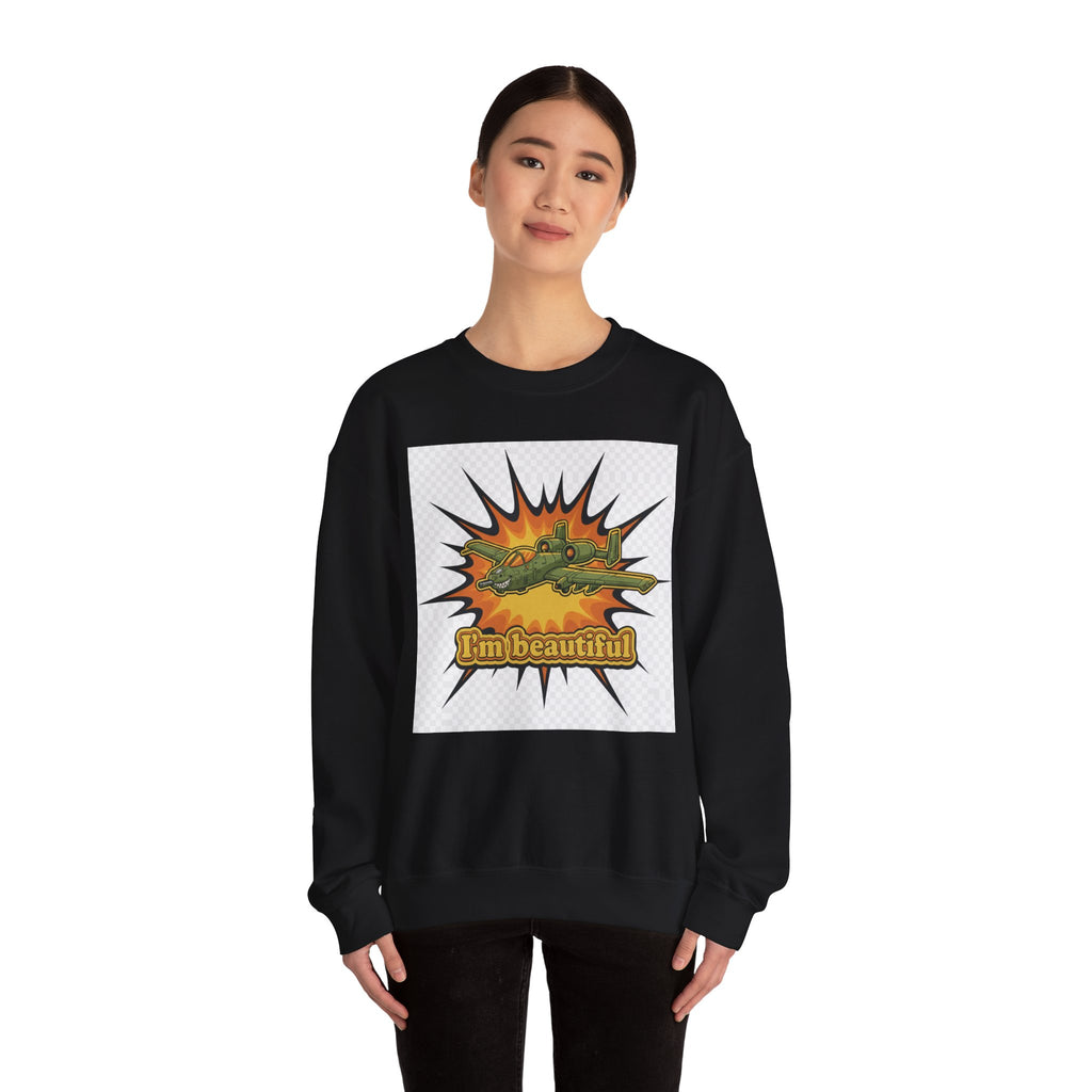 I'm Beautiful Graphic Crewneck Sweatshirt