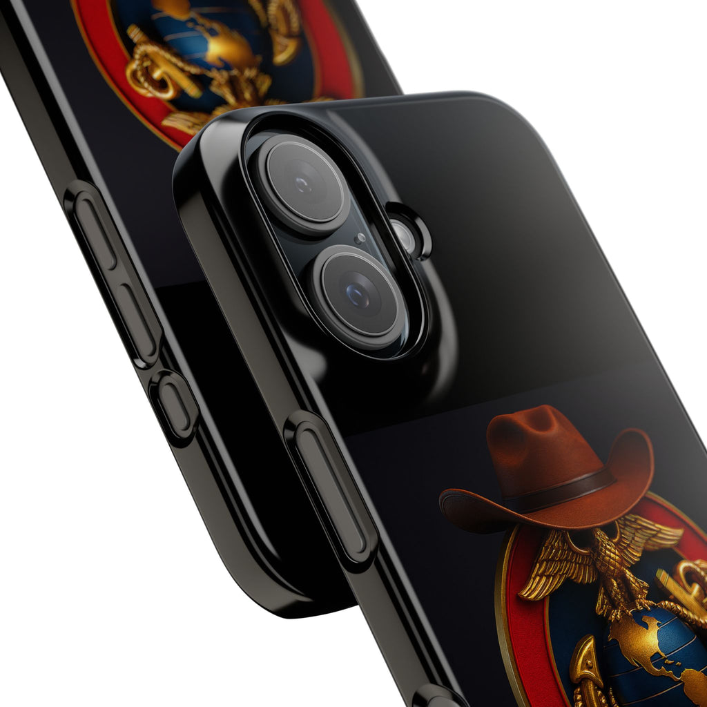 Slim Phone Case with Marine Corps Eagle Globe and Anchor Design