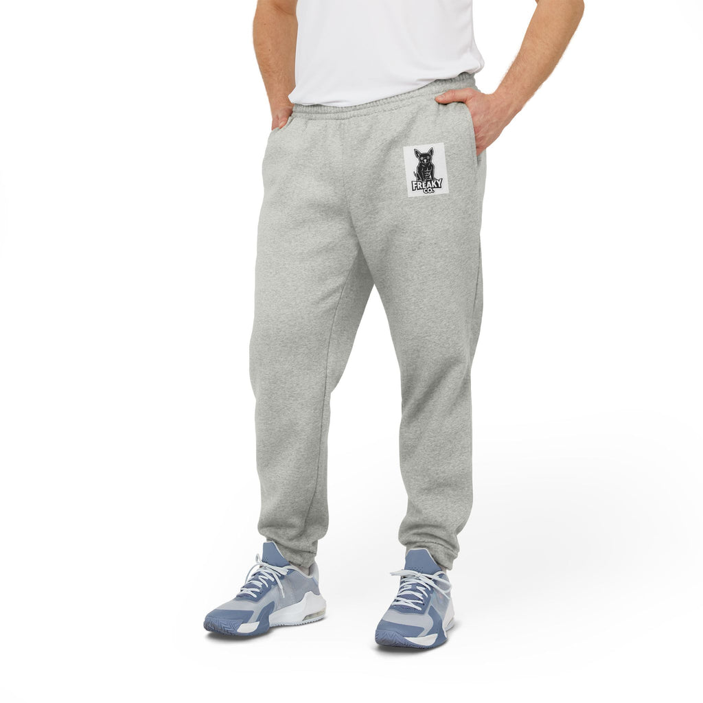 Unisex Fleece Joggers with Graphic Print