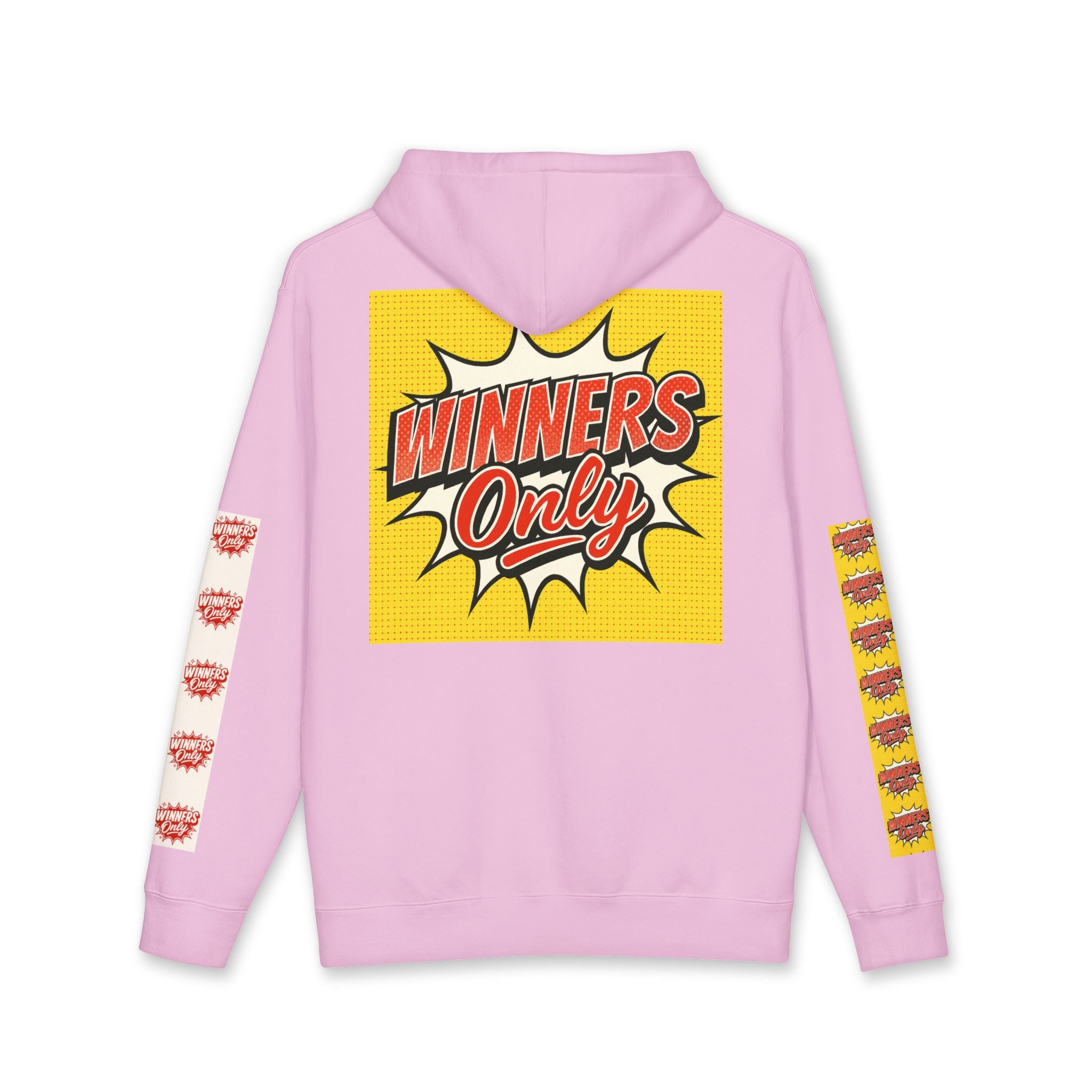 Winners Only Hooded Sweatshirt - Unisex Heavyweight, Fun Retro Design