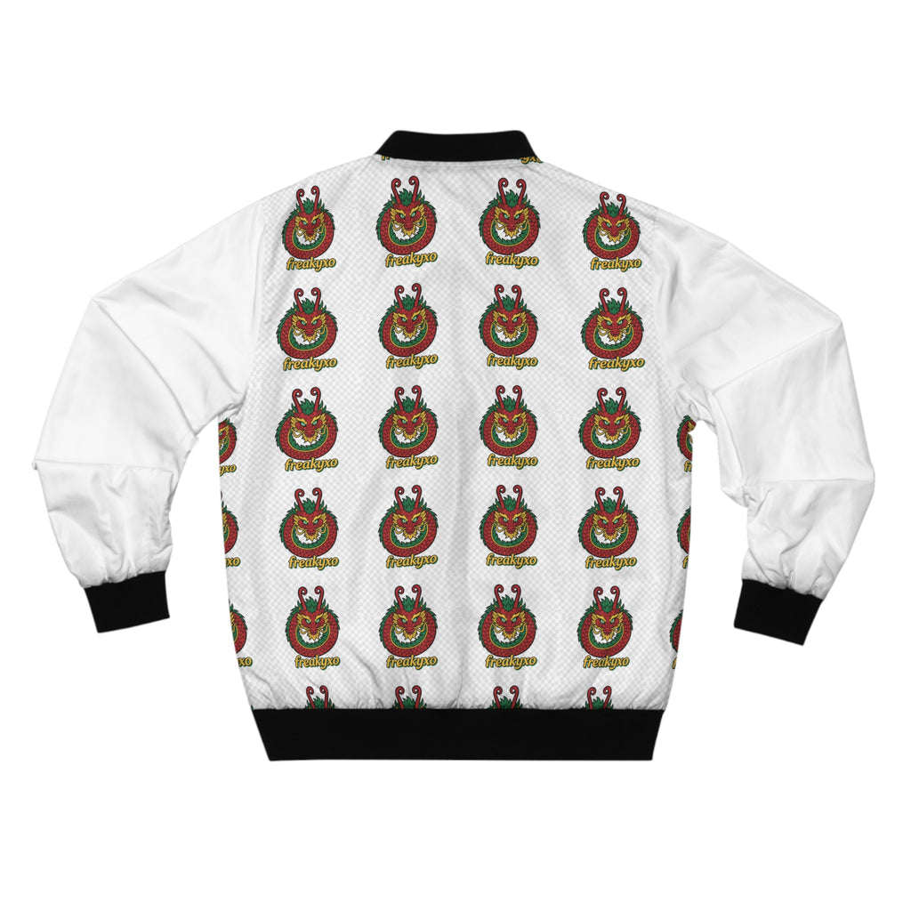 Freaky Fox Men's Bomber Jacket - Vibrant AOP Design