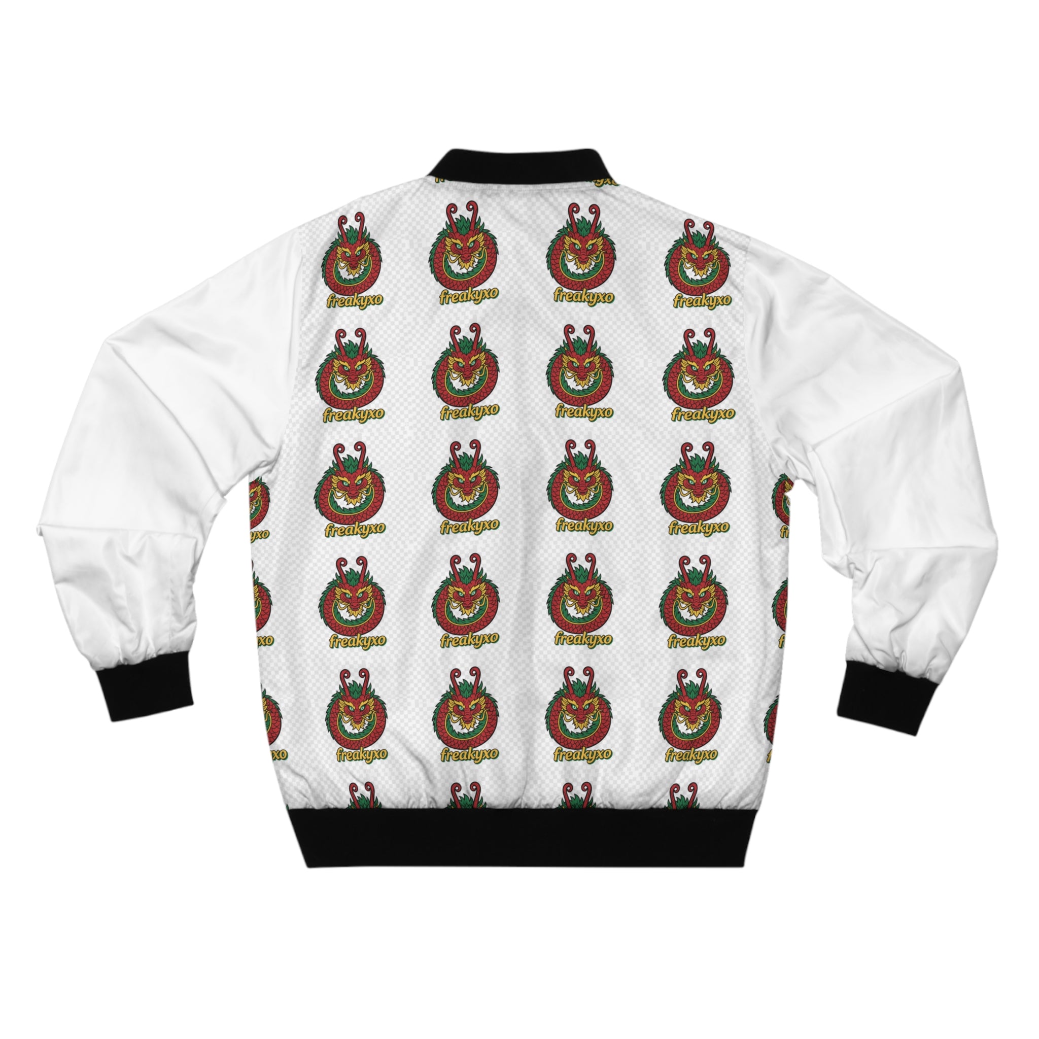 Freaky Fox Men's Bomber Jacket - Vibrant AOP Design